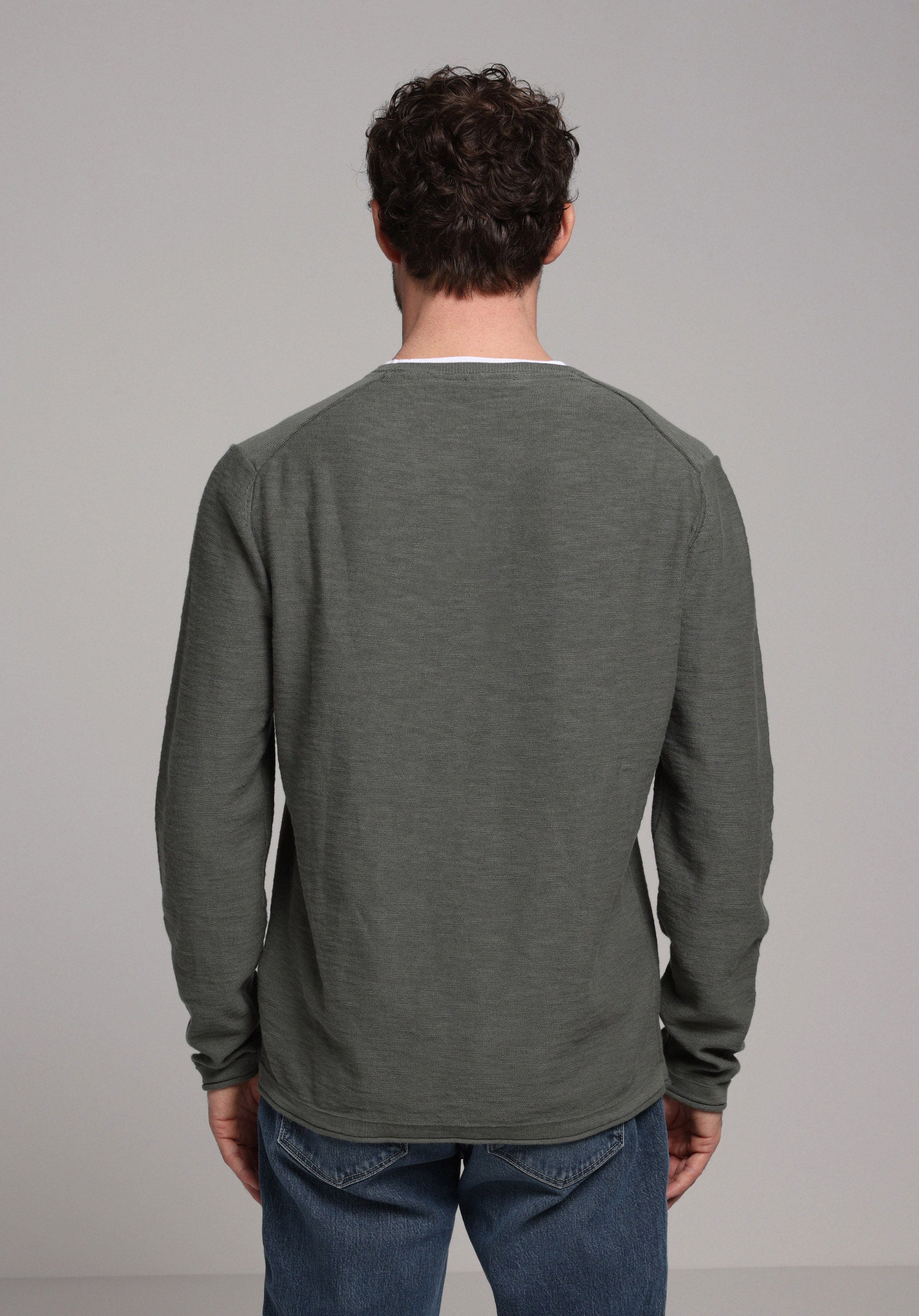 Afișați detalii pentru Pulover De Barbati Verde Regular Fit  Cl1080087