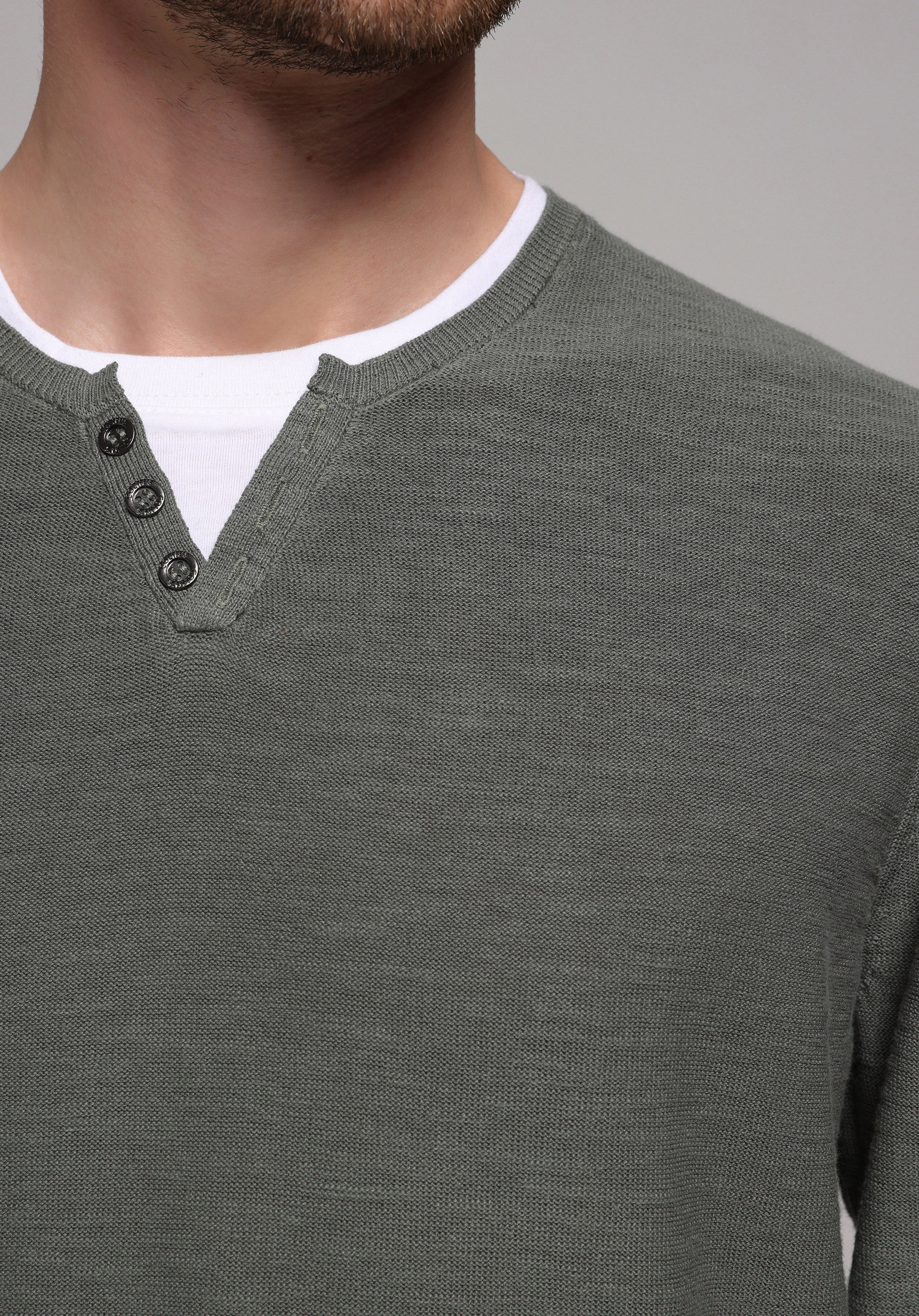 Afișați detalii pentru Pulover De Barbati Verde Regular Fit  Cl1080087