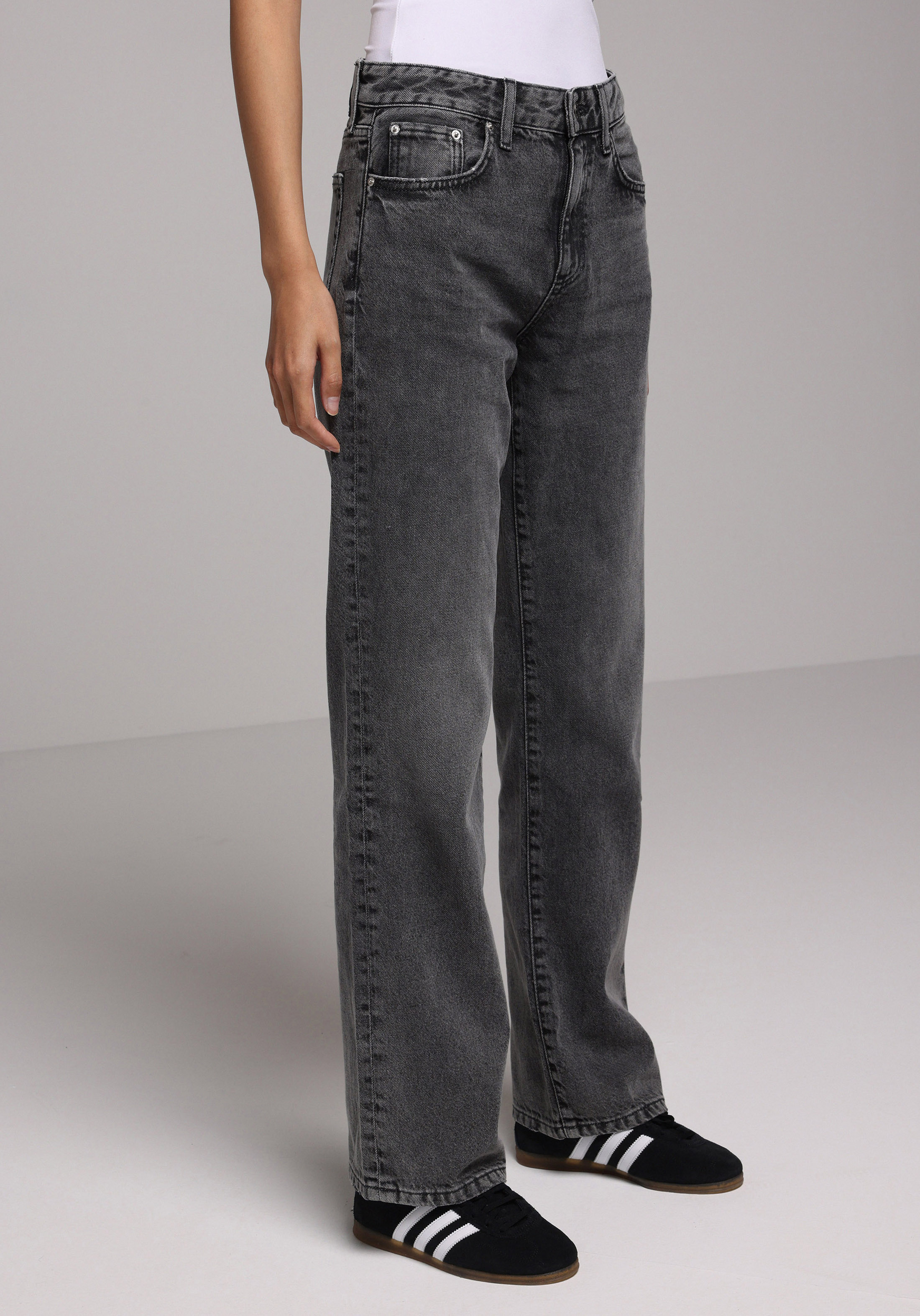 Afișați detalii pentru Pantaloni De Dama Negru Straight Fit  Cl1078210