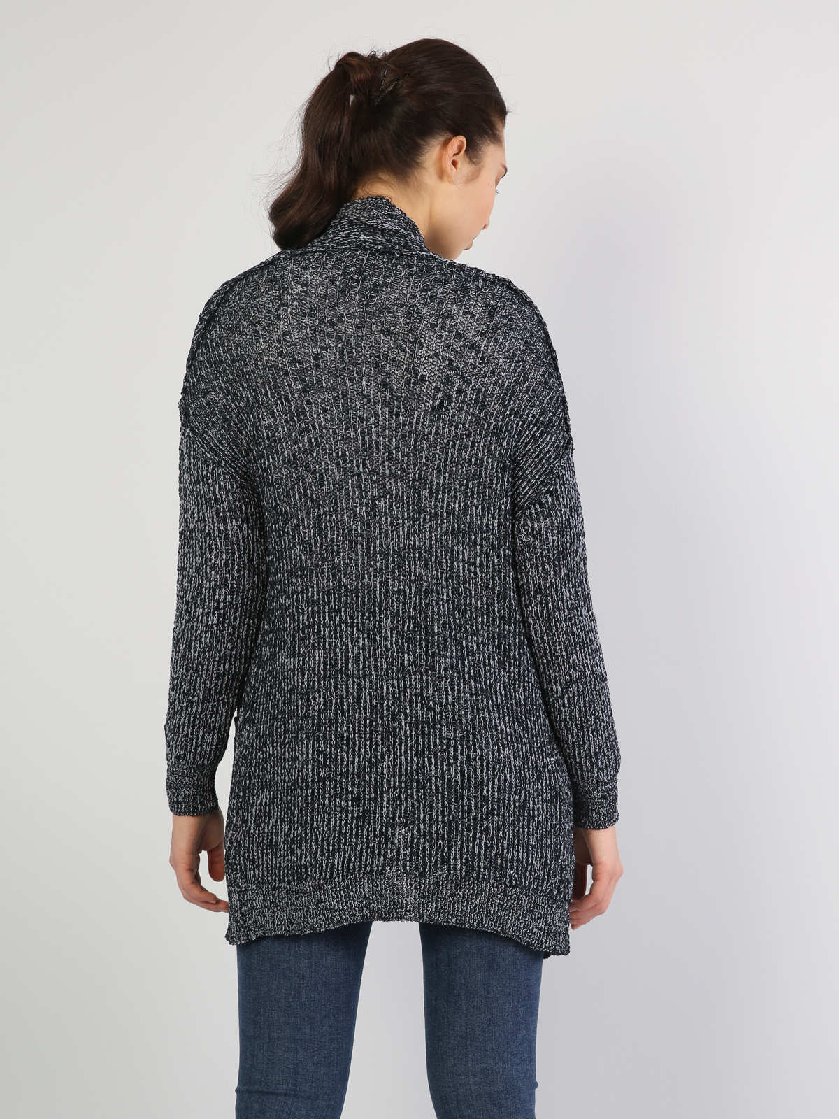 Afișați detalii pentru Cardigan De Dama Albastru Marin Regular Fit  CL1041663