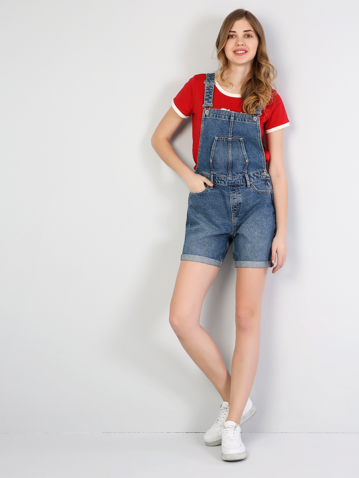 Afișați detalii pentru Short / Pantaloni Scurti De Dama Denim Regular Fit  Cl1042867