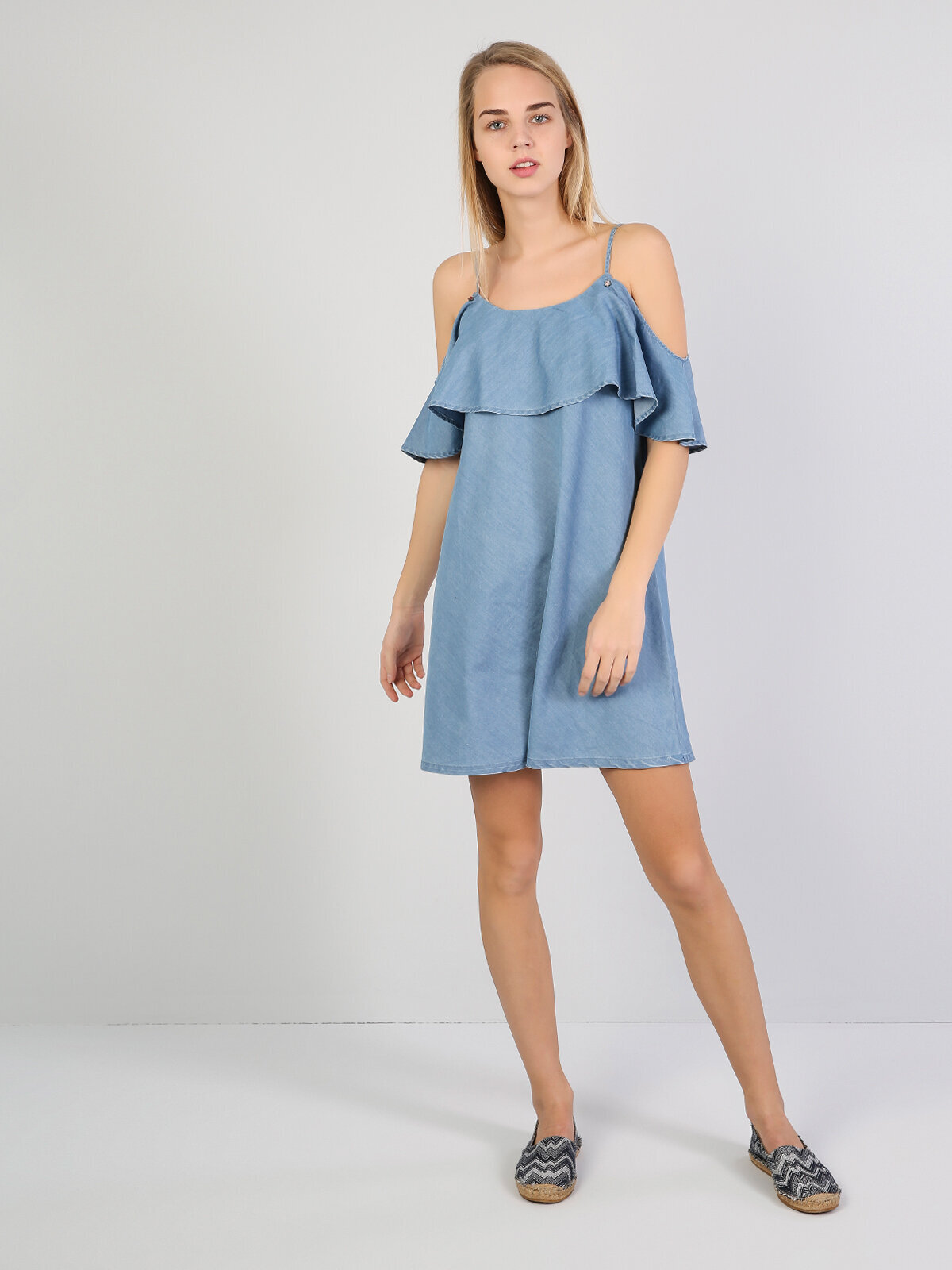 Afișați detalii pentru Rochie De Dama Denim Regular Dress  Cl1042937