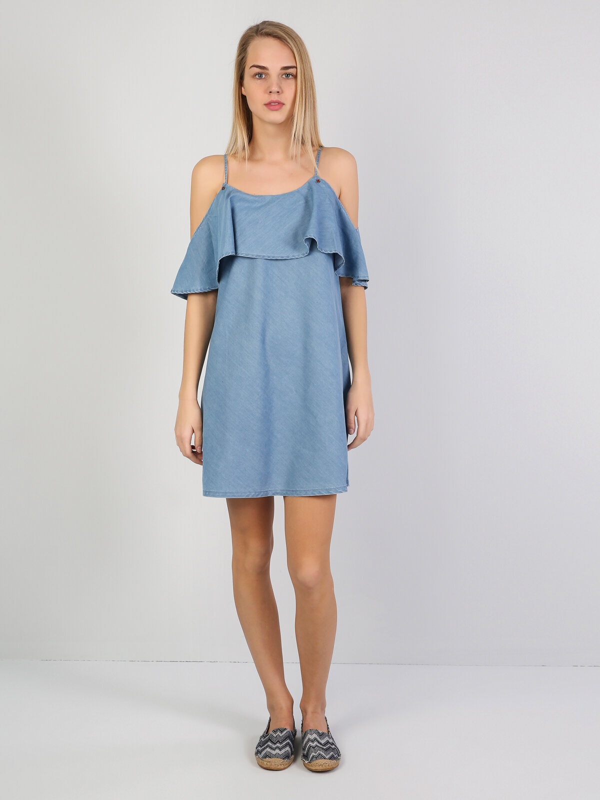 Afișați detalii pentru Rochie De Dama Denim Regular Dress  Cl1042937