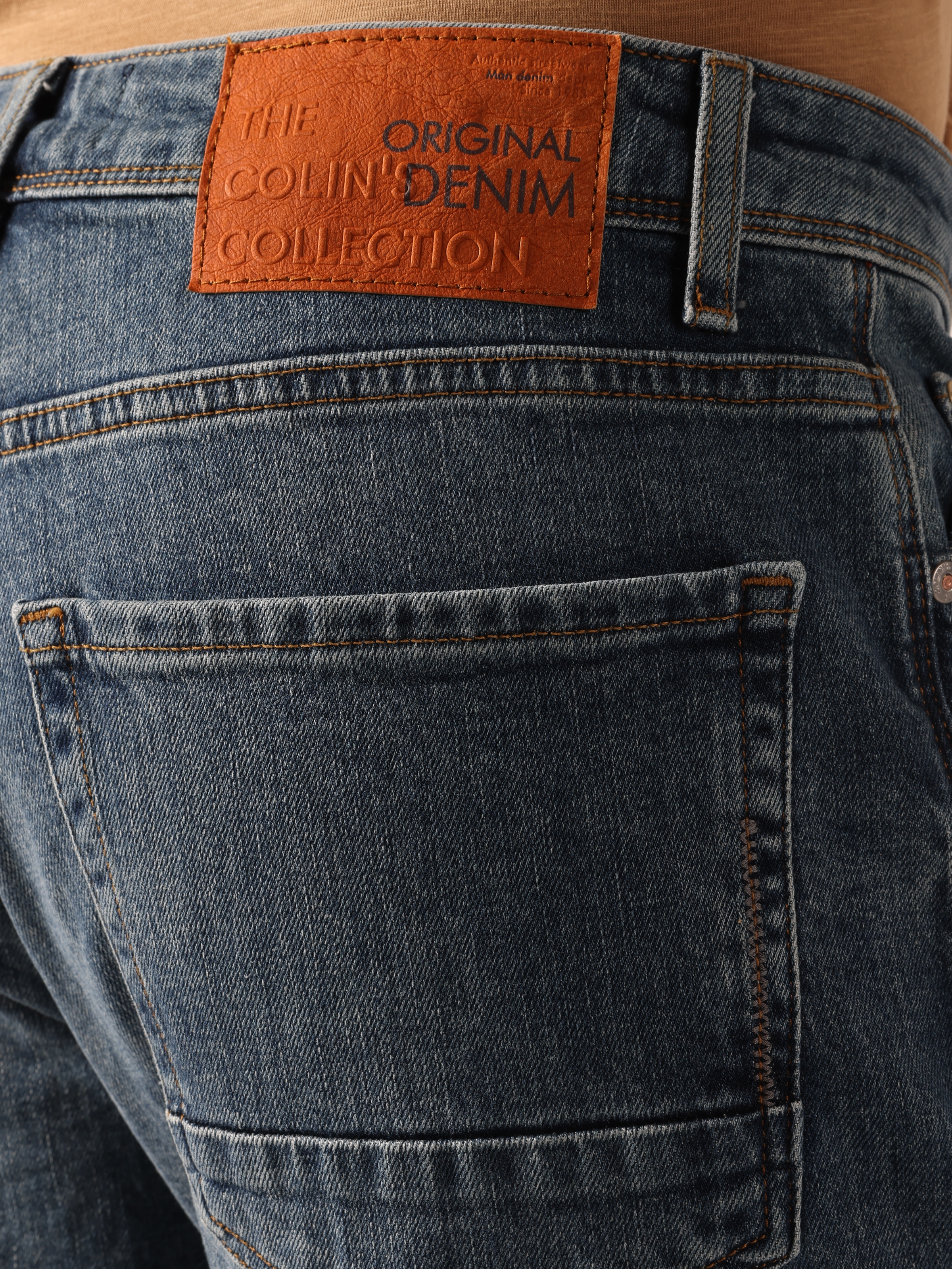Afișați detalii pentru Pantaloni De Barbati Denim Regular Fit 045 DAVID
