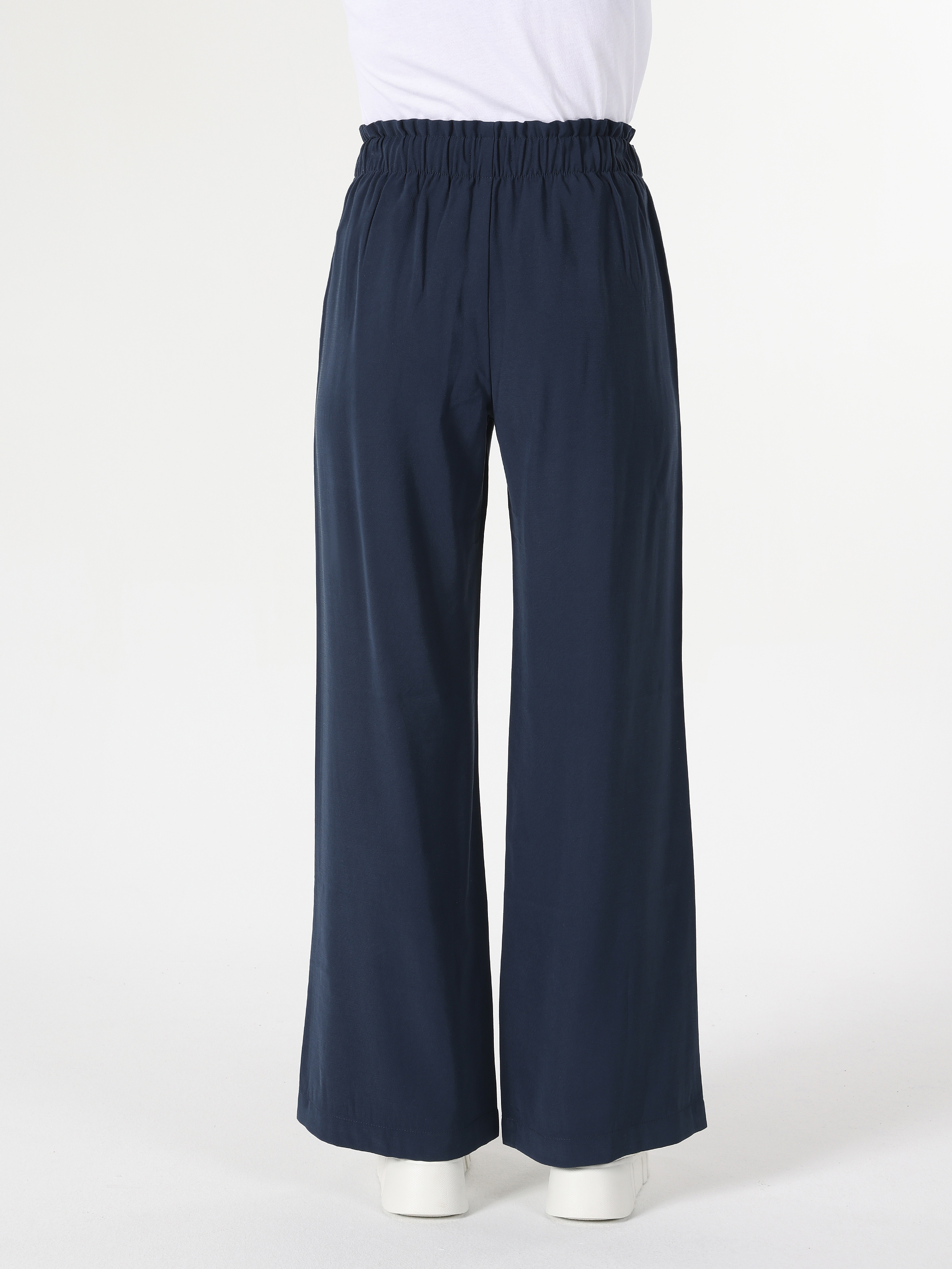 Afișați detalii pentru Pantaloni De Dama Albastru Marin Regular Fit 