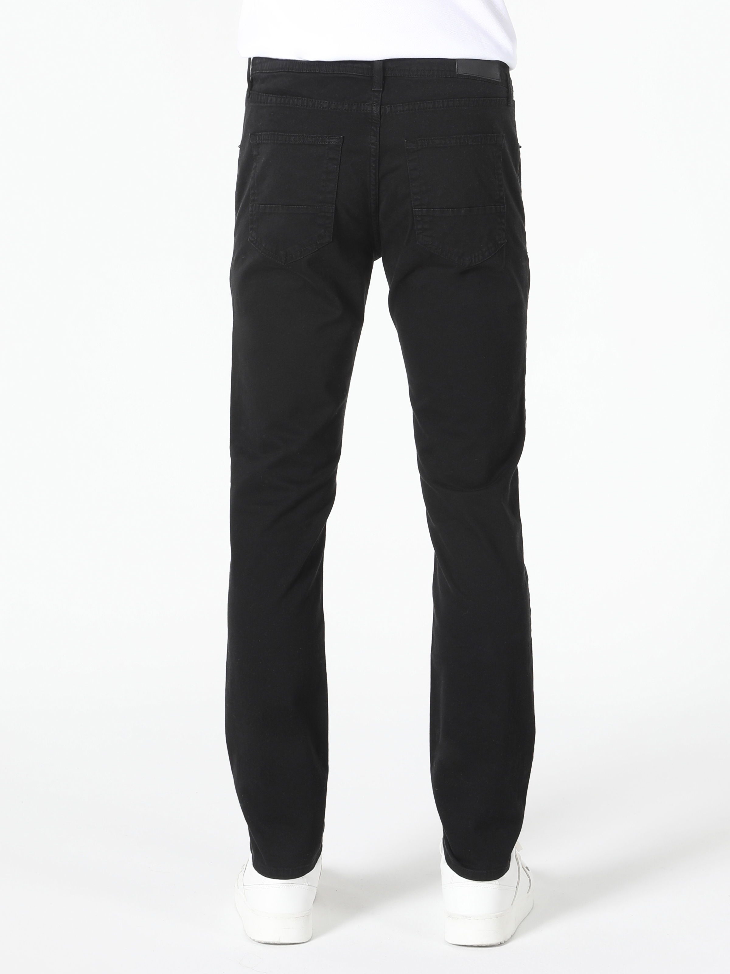 Afișați detalii pentru Pantaloni De Barbati Negru Straight Fit  CL1049744