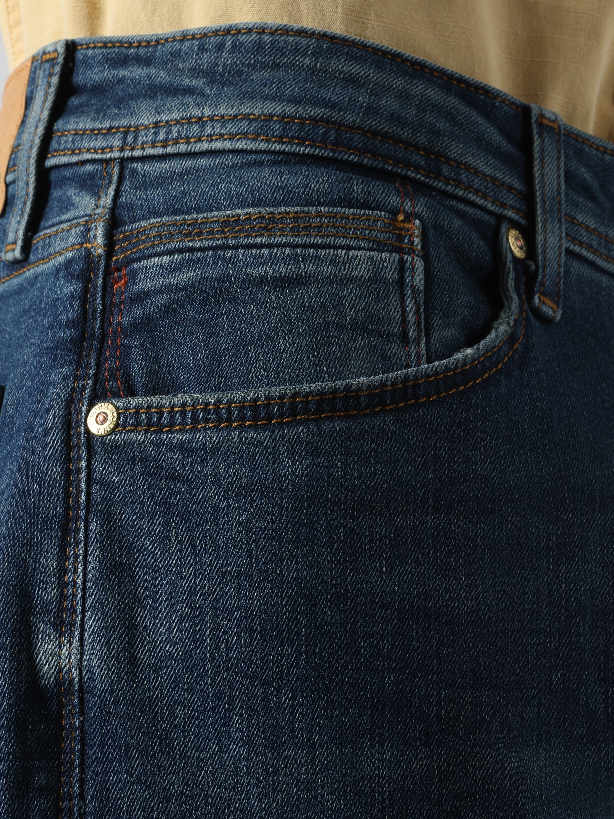Afișați detalii pentru Pantaloni De Barbati Albastru Regular Fit 067 JACK
