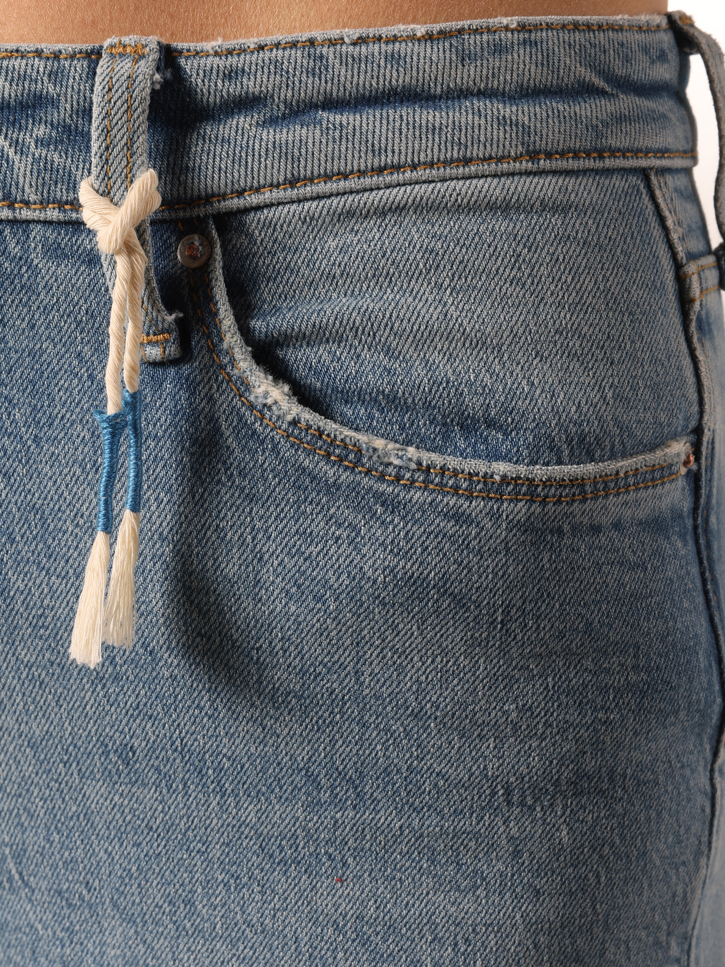 Afișați detalii pentru Pantaloni De Dama Albastru Regular Fit 791 MONICA 