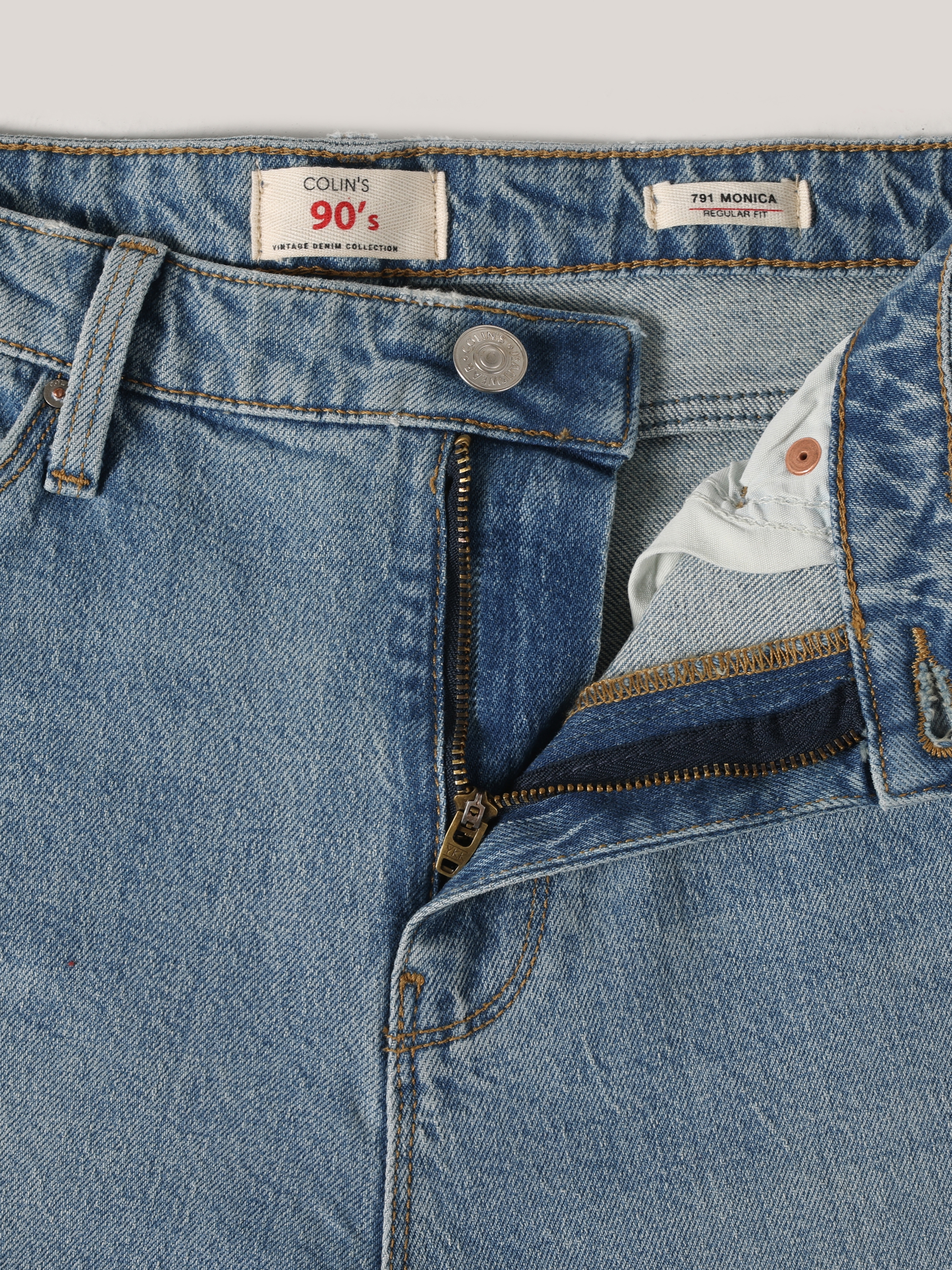 Afișați detalii pentru Pantaloni De Dama Albastru Regular Fit 791 MONICA 