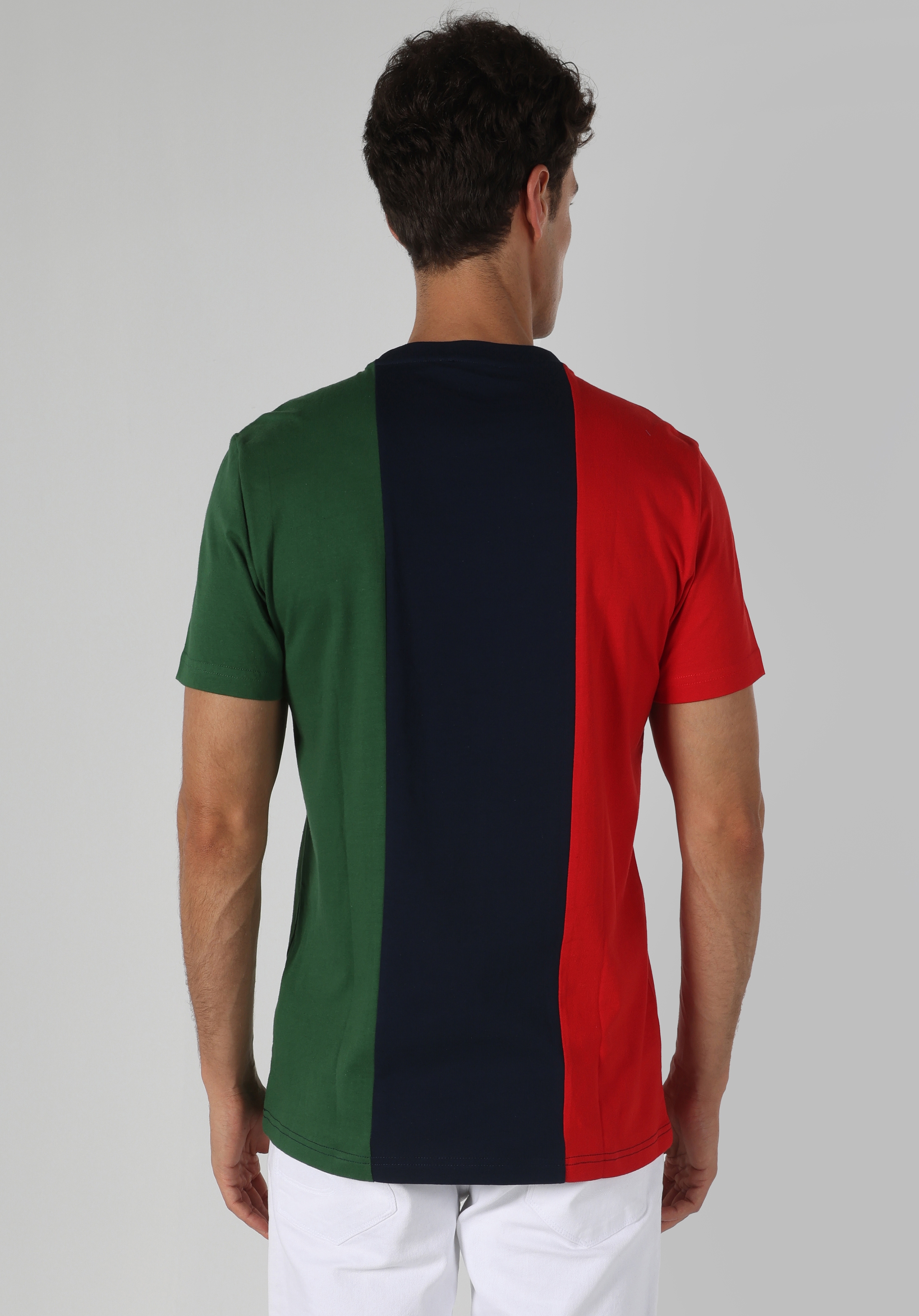 Afișați detalii pentru Tricou Cu Maneca Scurta De Barbati Albastru Marin Comfort Fit 