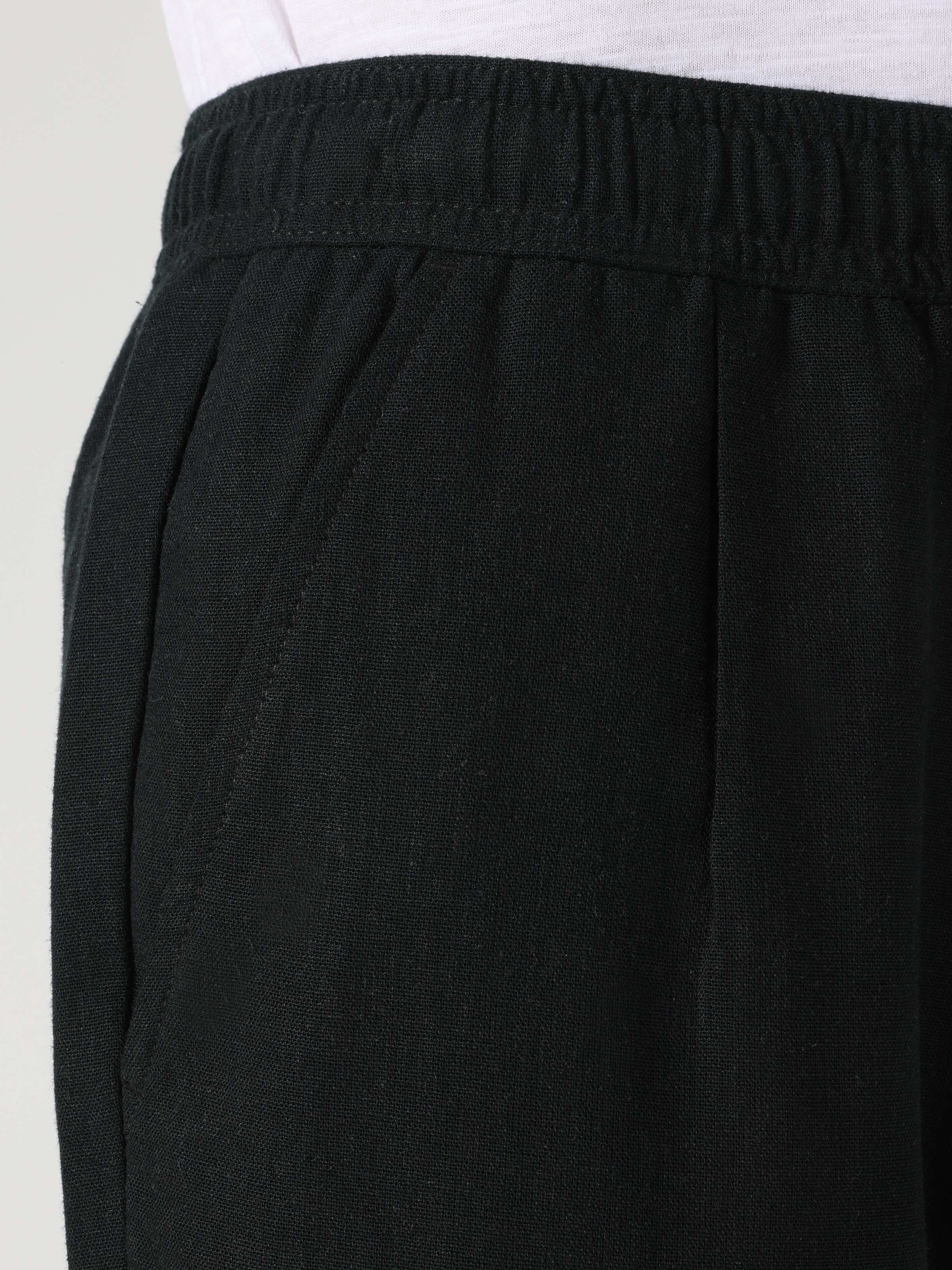 Afișați detalii pentru Pantaloni De Barbati Negru Regular Fit 