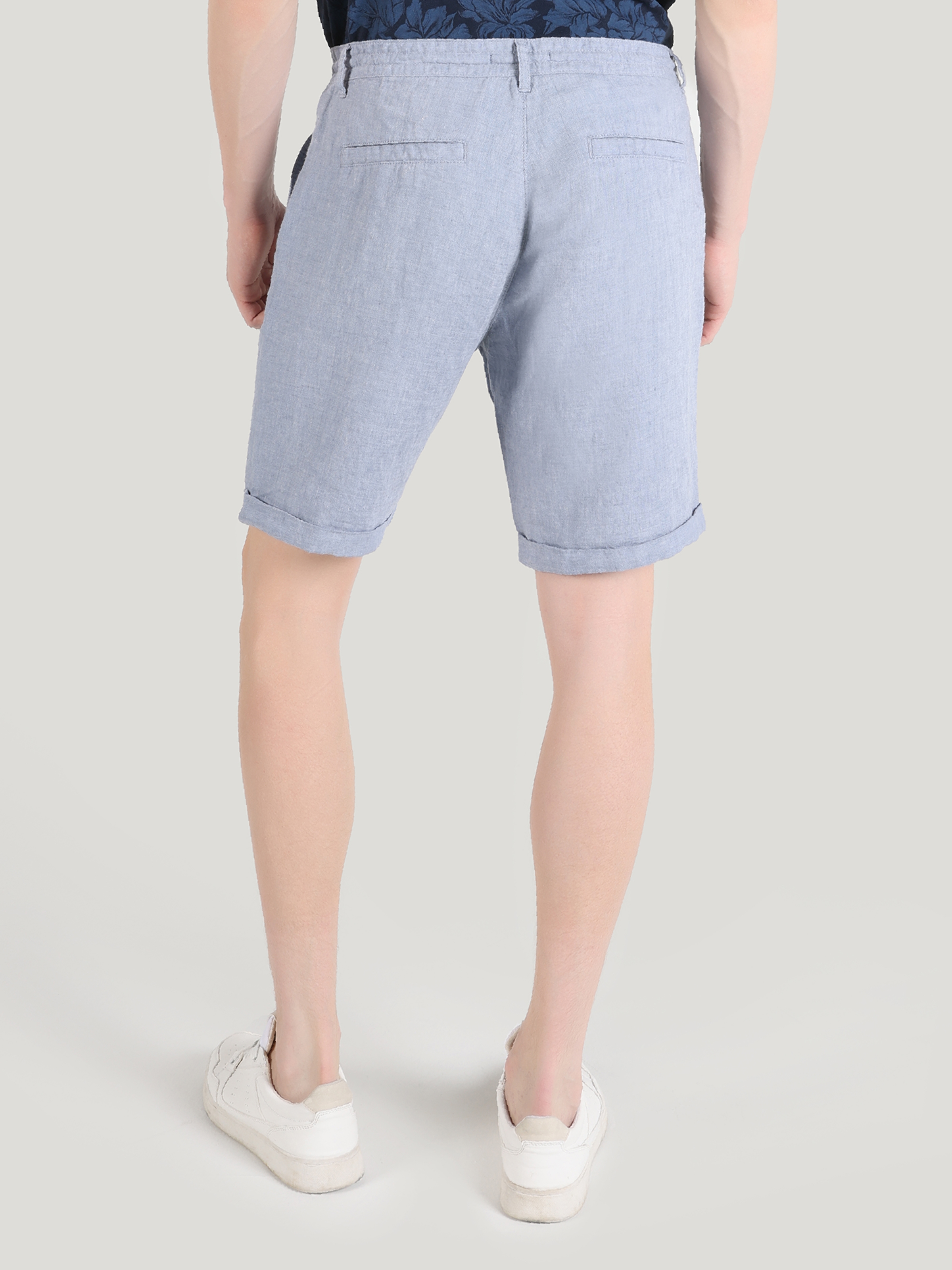 Afișați detalii pentru Short / Pantaloni Scurti De Barbati Albastru Regular Fit  CL1063618