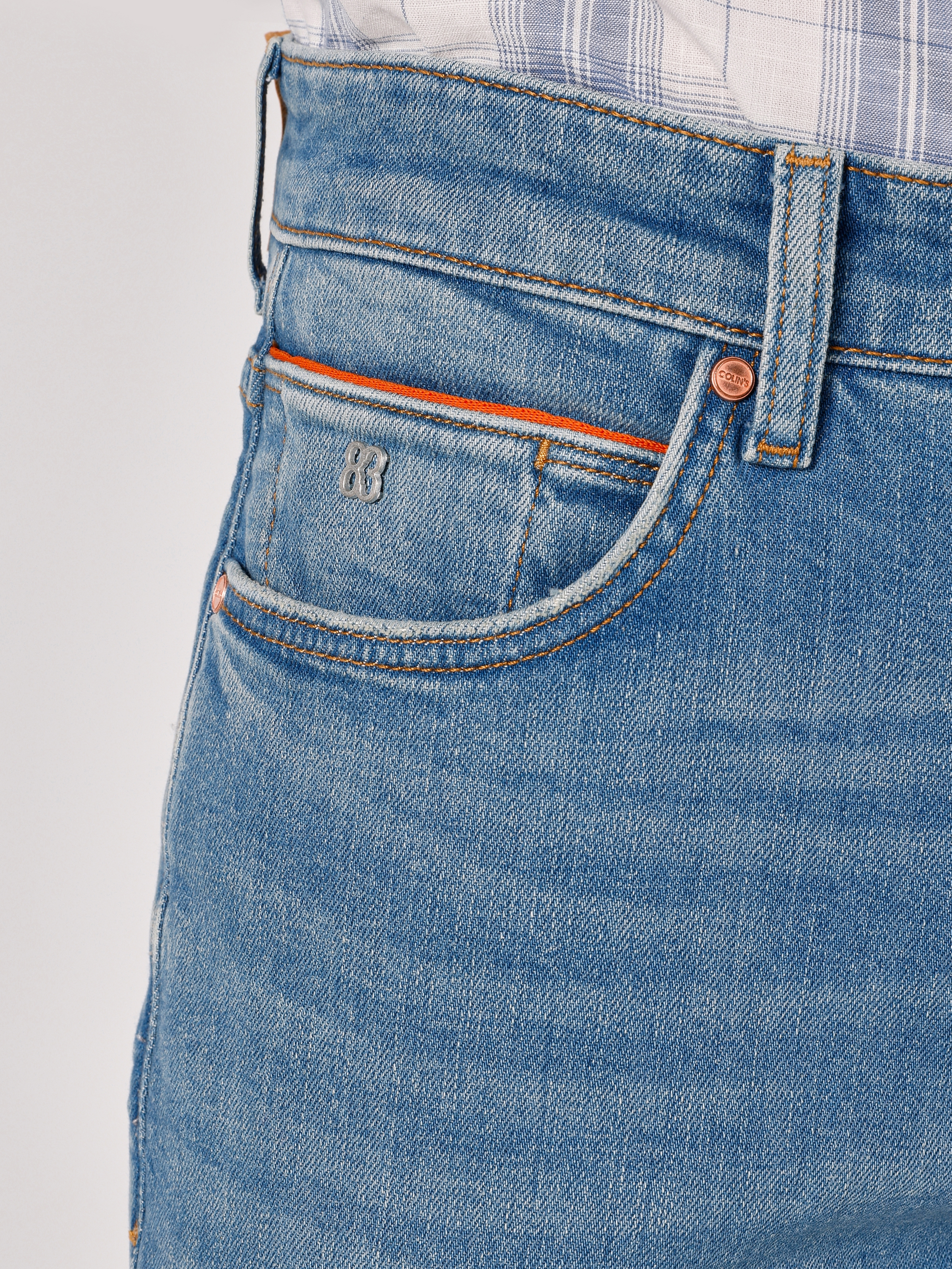 Afișați detalii pentru Pantaloni De Barbati Denim Slim Fit 041 DANNY