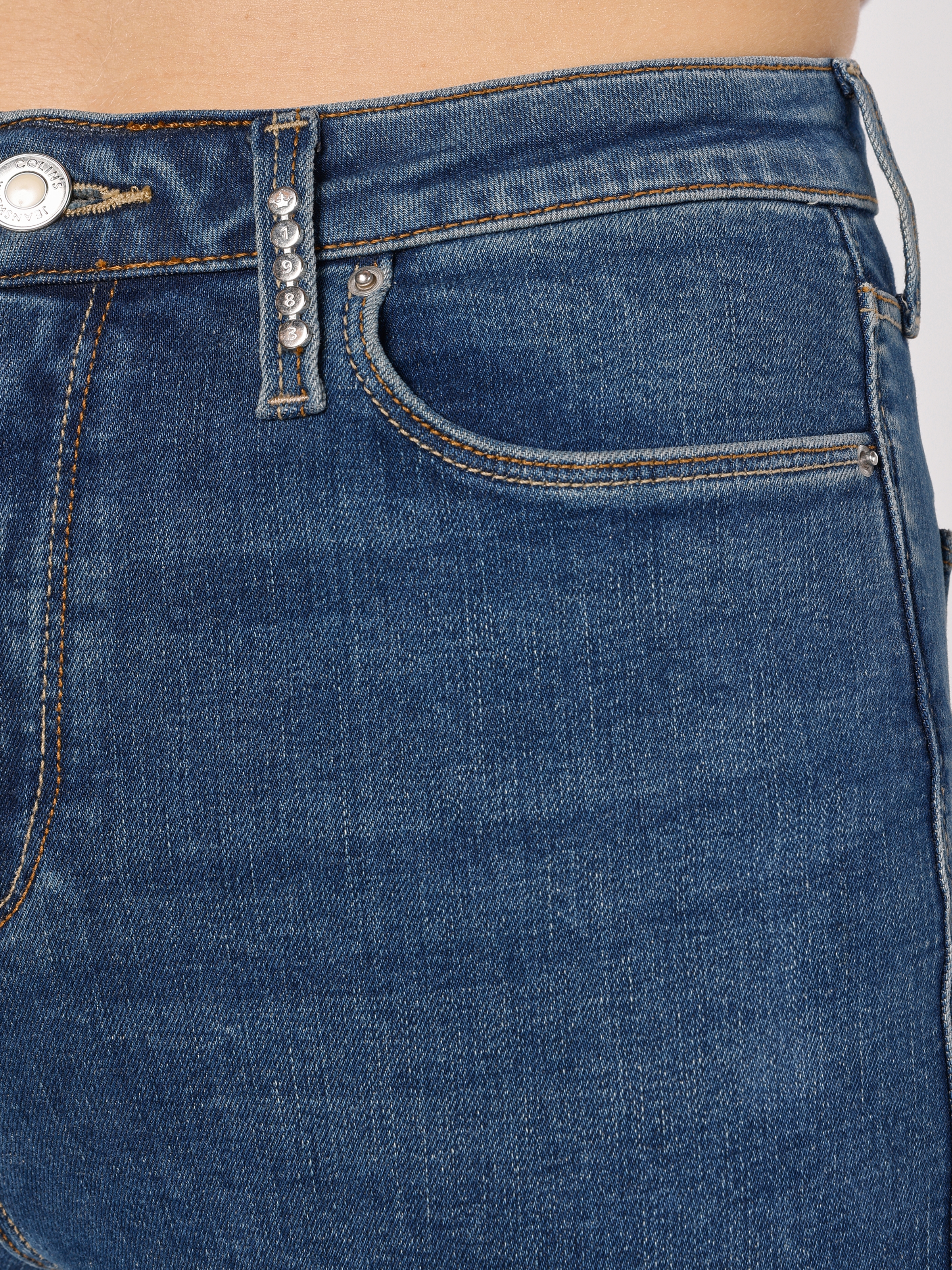 Afișați detalii pentru Pantaloni De Dama Denim Skinny Fit 760 DIANA