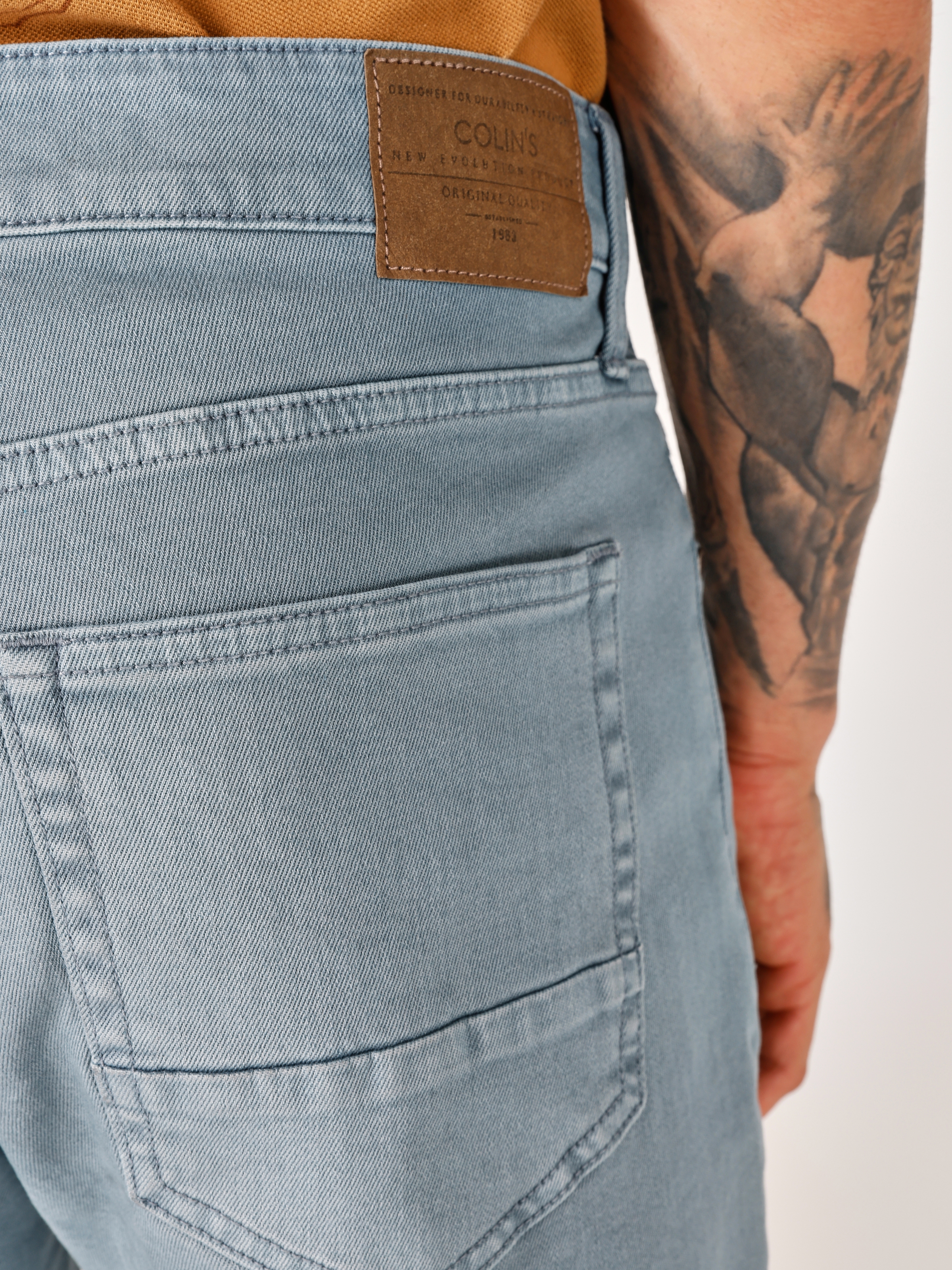 Afișați detalii pentru Short / Pantaloni Scurti De Barbati Albastru Regular Fit  CL1062644