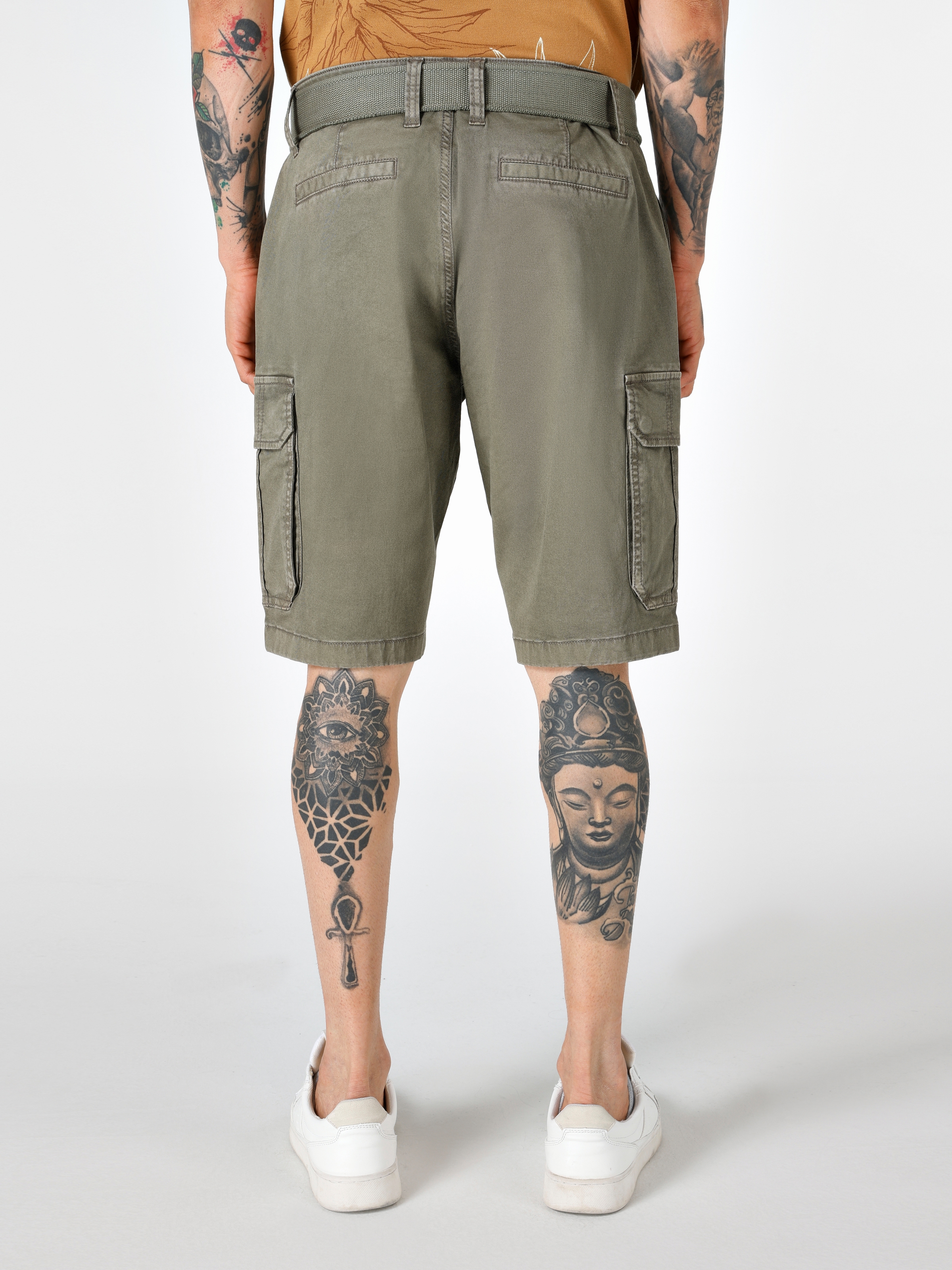 Afișați detalii pentru Short / Pantaloni Scurti De Barbati Verde Regular Fit  