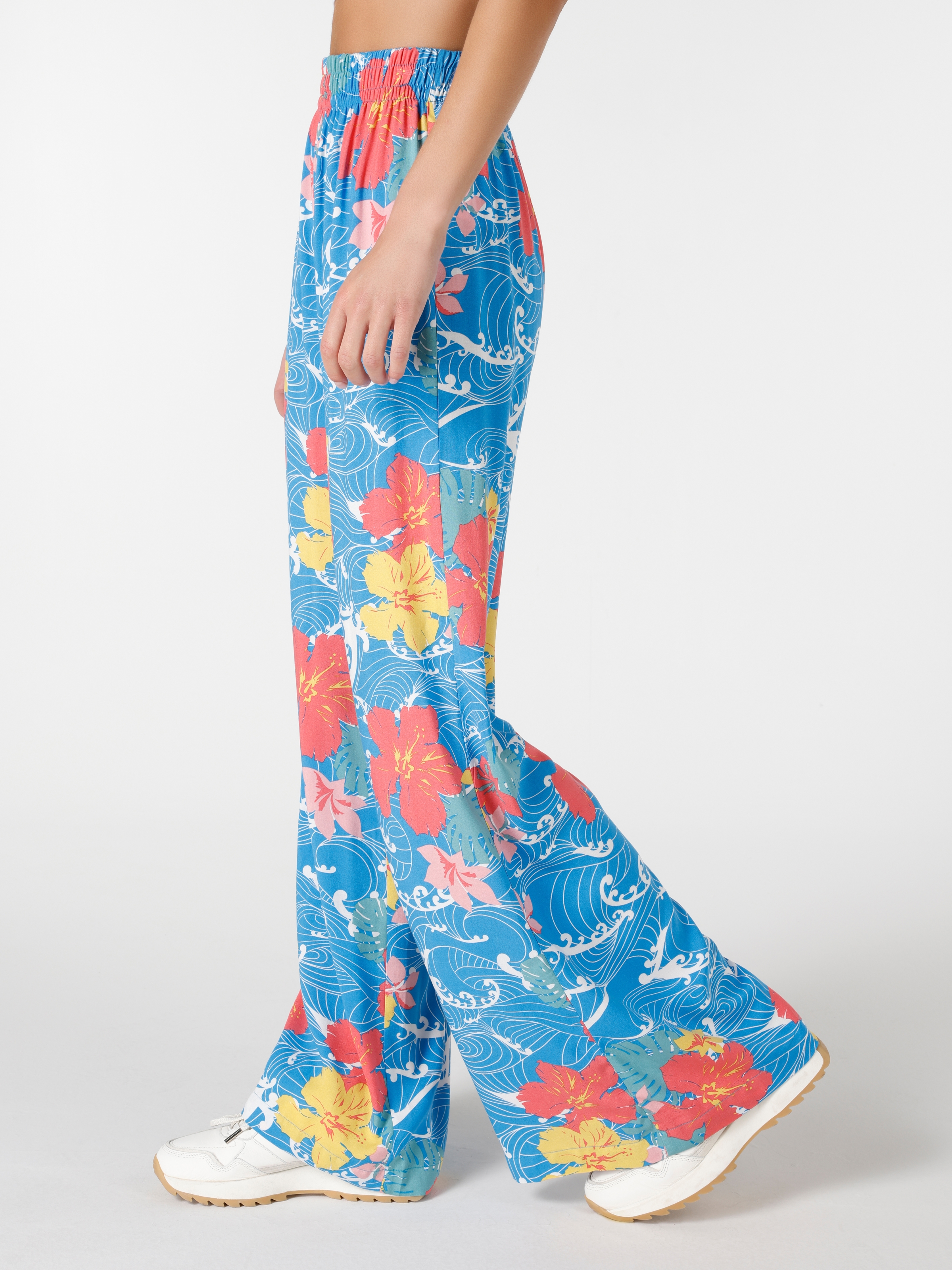 Afișați detalii pentru Pantaloni De Dama Multicolor Regular Fit 