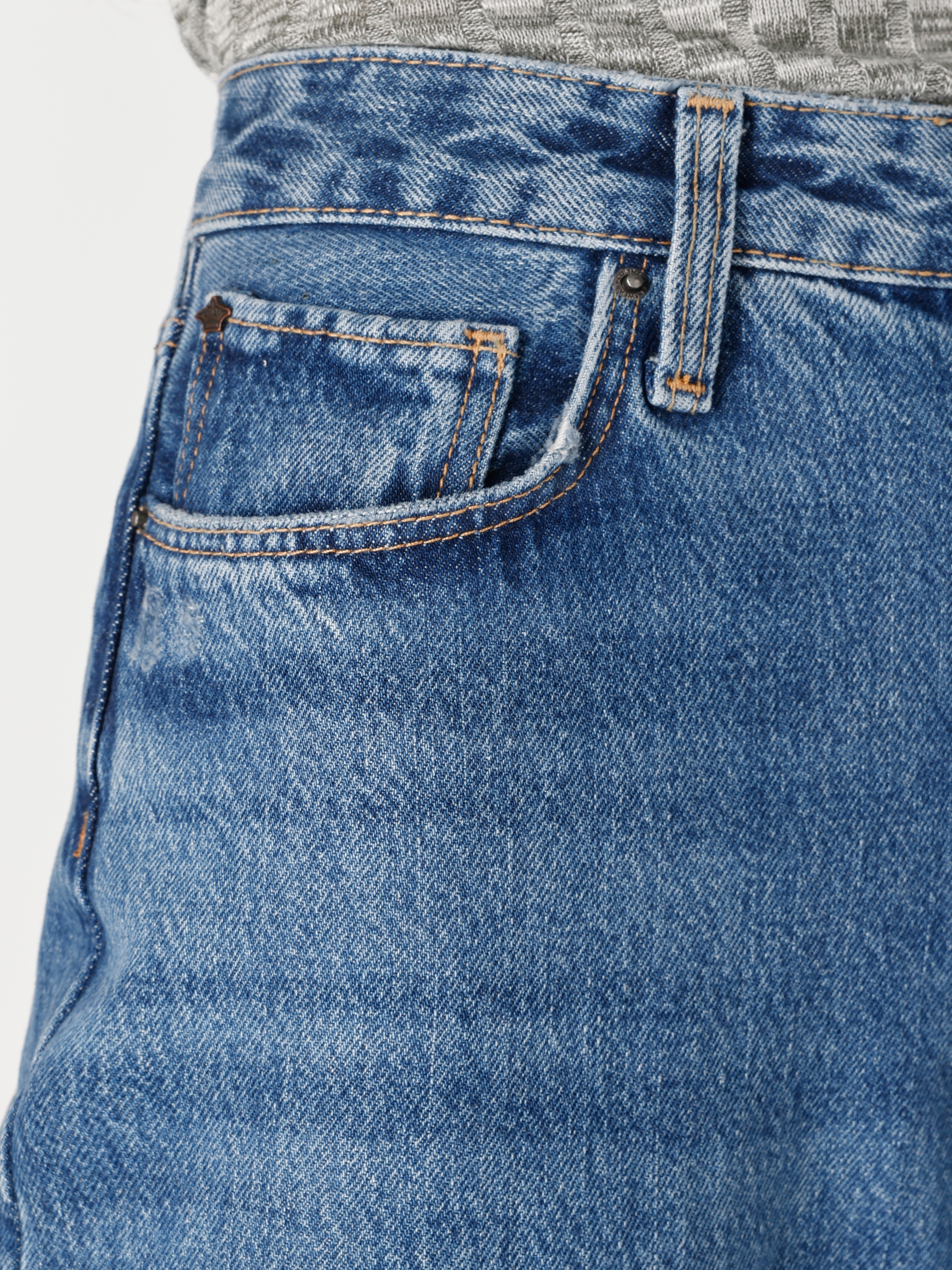 Afișați detalii pentru Pantaloni De Dama Albastru Regular Fit 
