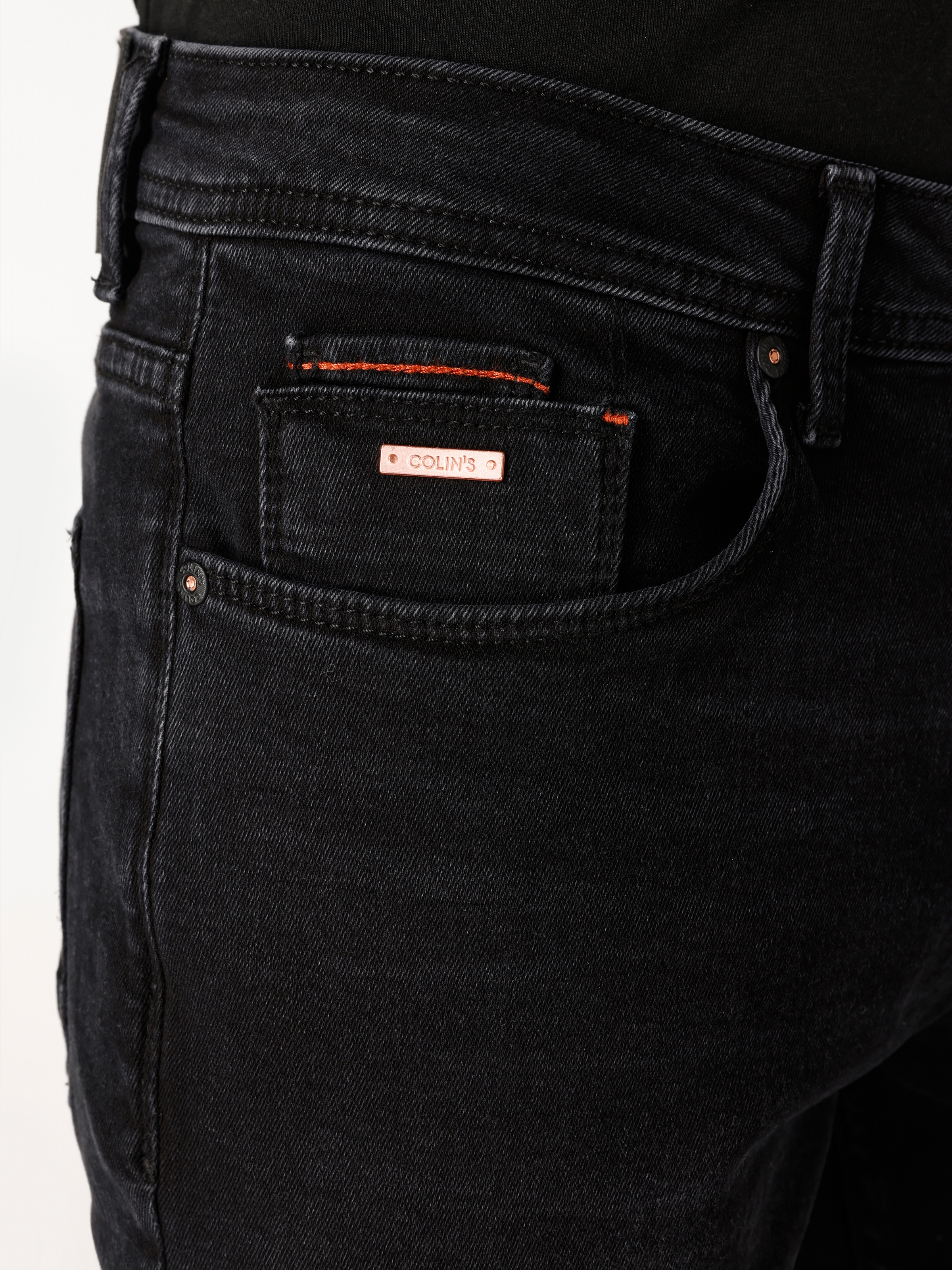 Afișați detalii pentru Pantaloni De Barbati Negru Straight Fit 044 KARL CL1065259