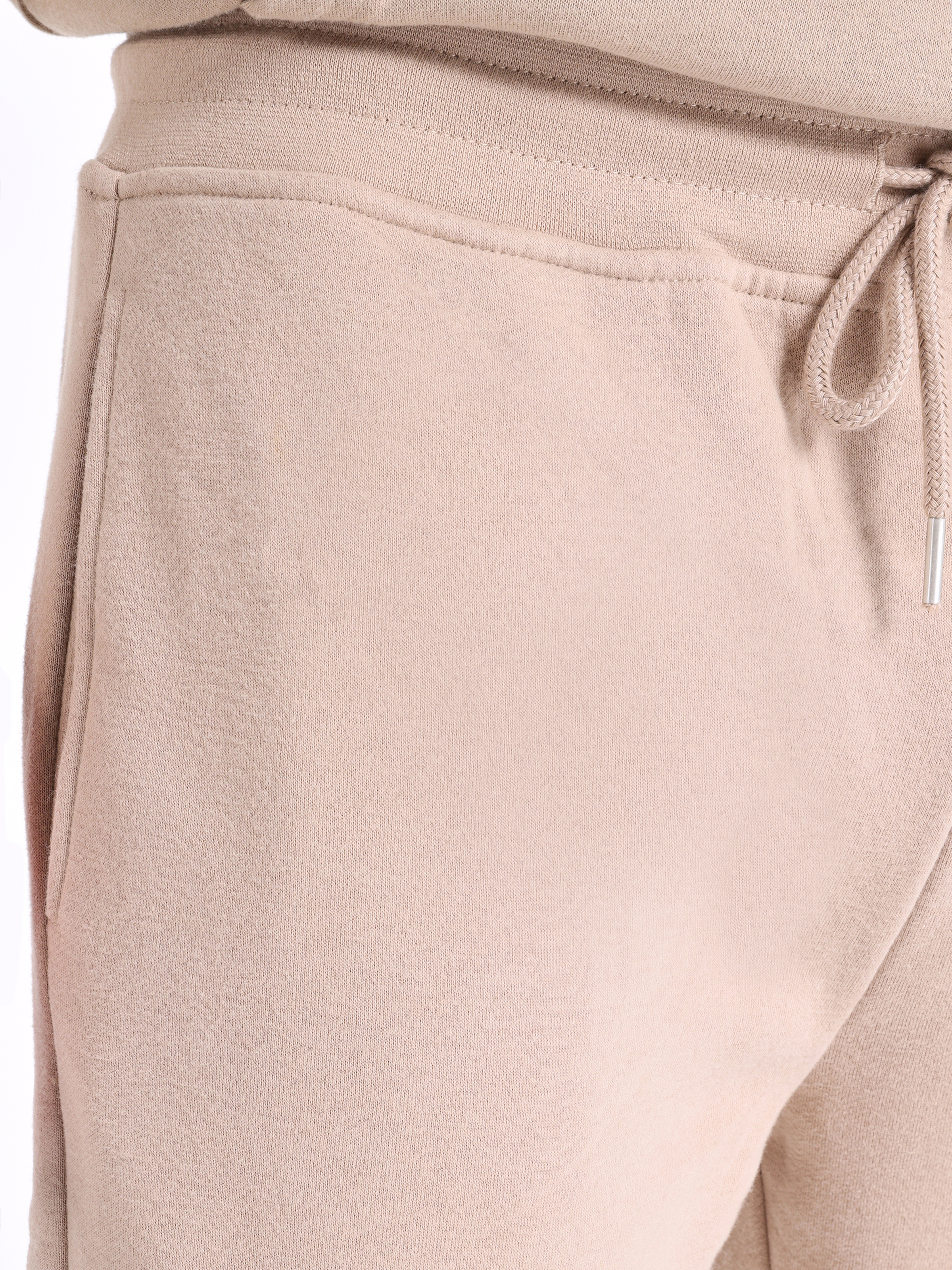 Afișați detalii pentru Pantaloni De Trening De Barbati Bej Slim Fit 