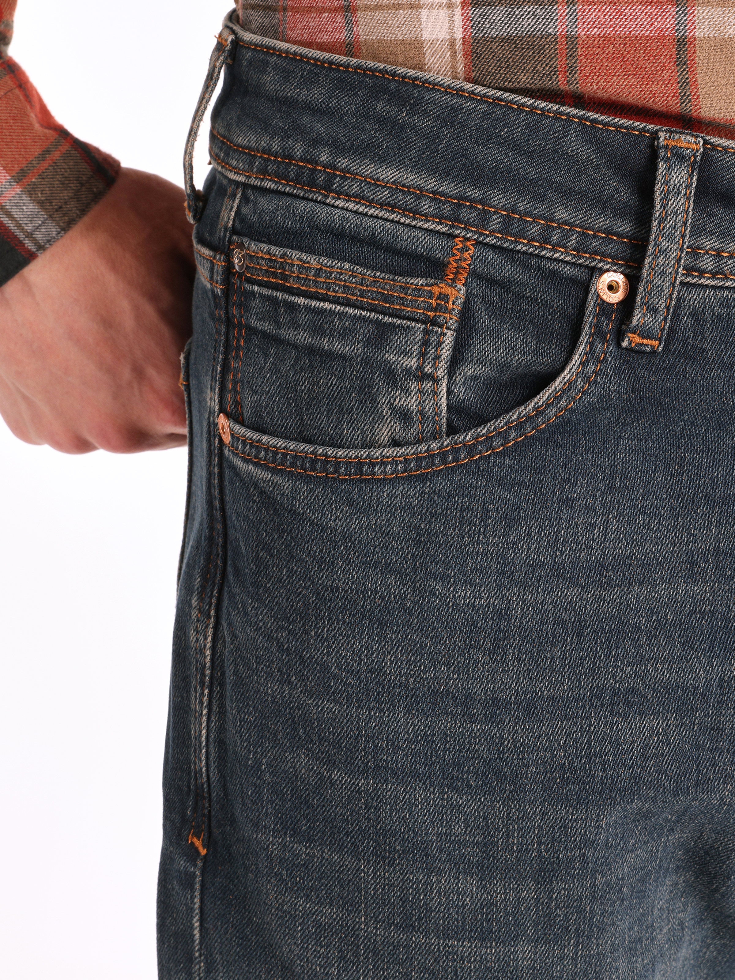 Afișați detalii pentru Pantaloni De Barbati Maro Regular Fit 067 JACK