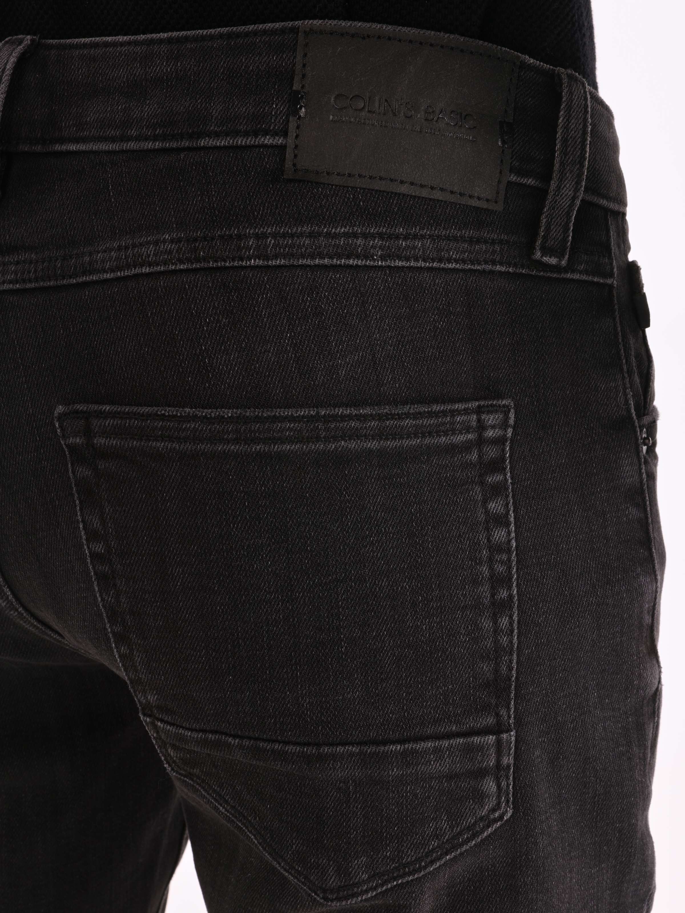 Afișați detalii pentru Pantaloni De Barbati Negru Straight Fit 044 KARL 