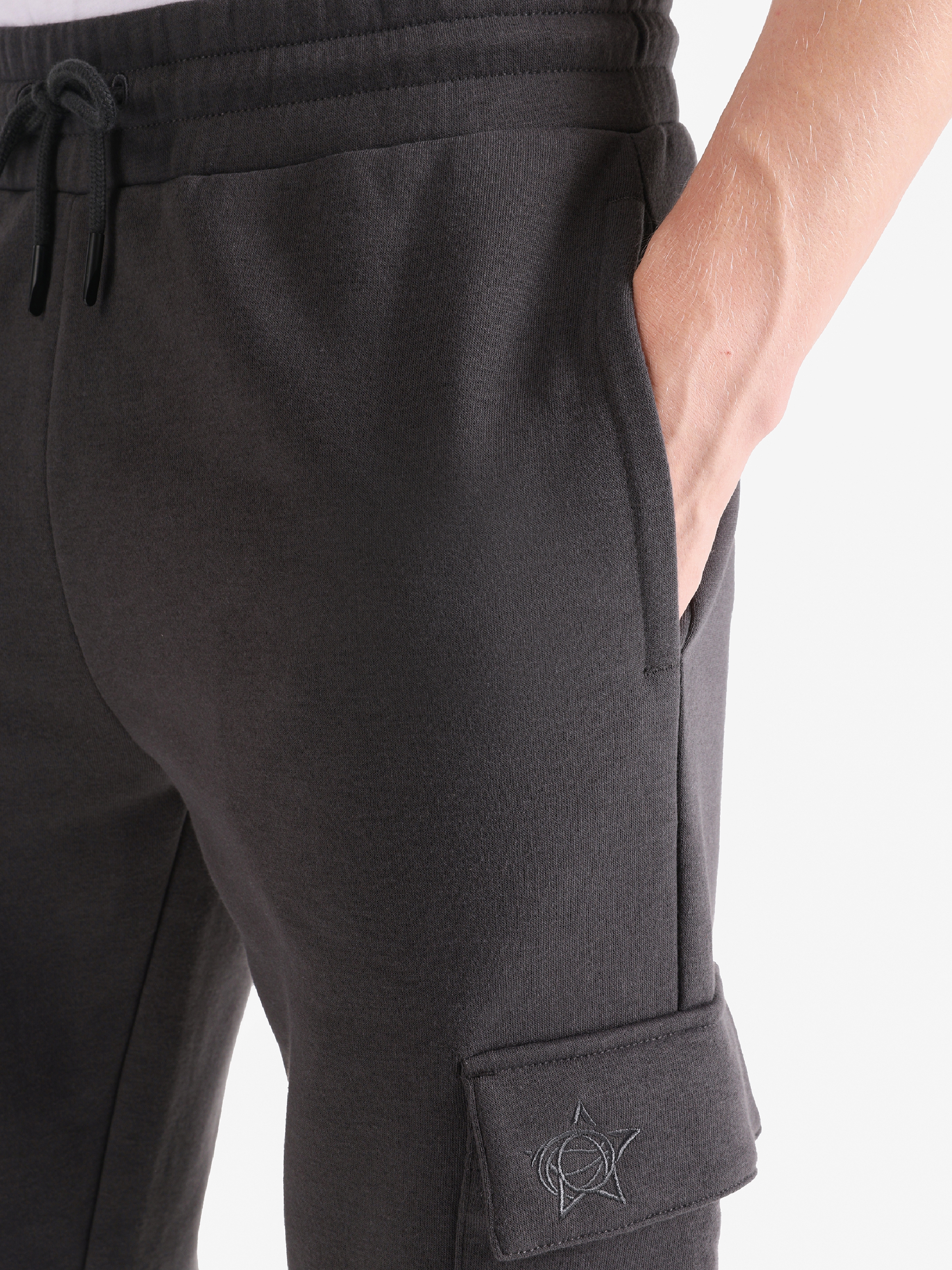 Afișați detalii pentru Pantaloni De Trening De Barbati Antracit Slim Fit  