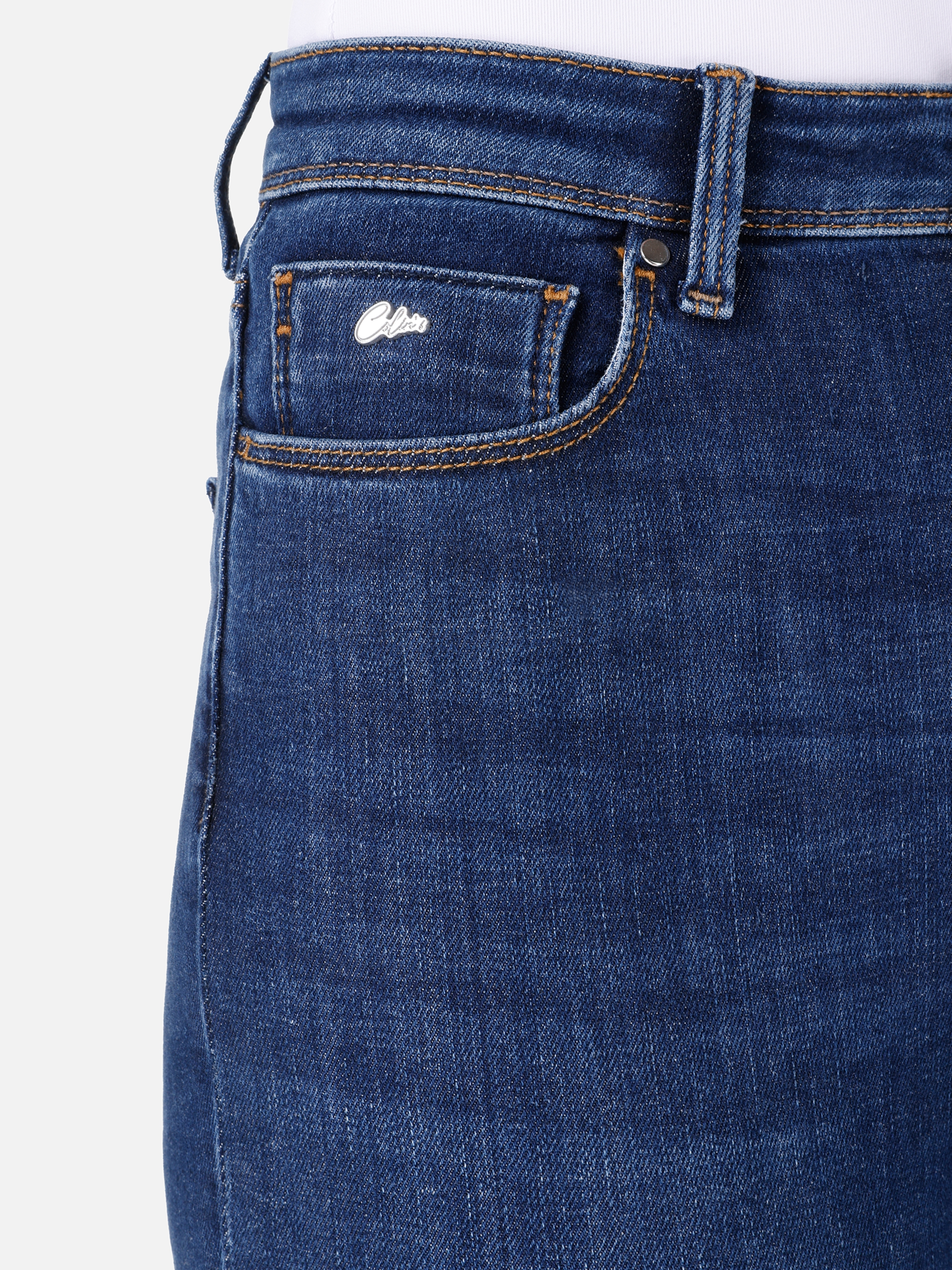 Afișați detalii pentru Pantaloni De Dama Albastru inchis Skinny Fit 760 DIANA 
