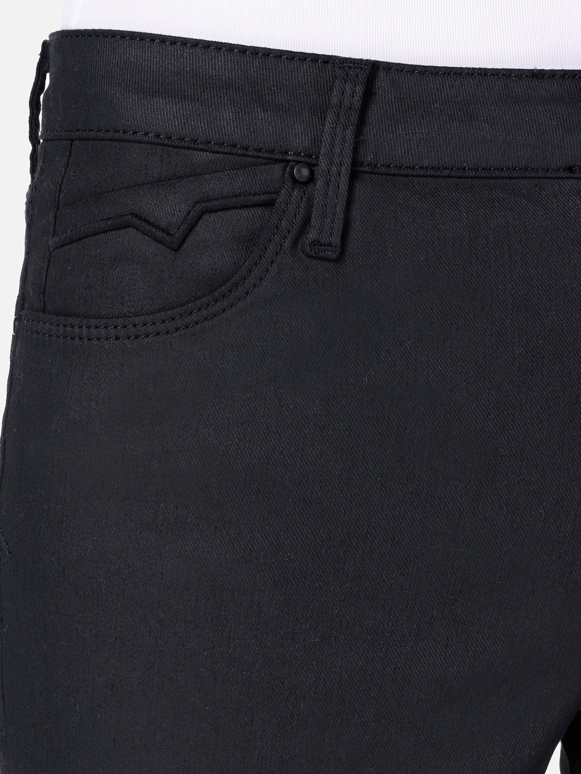 Afișați detalii pentru Pantaloni De Dama Negru Skinny Fit 759 LARA 
