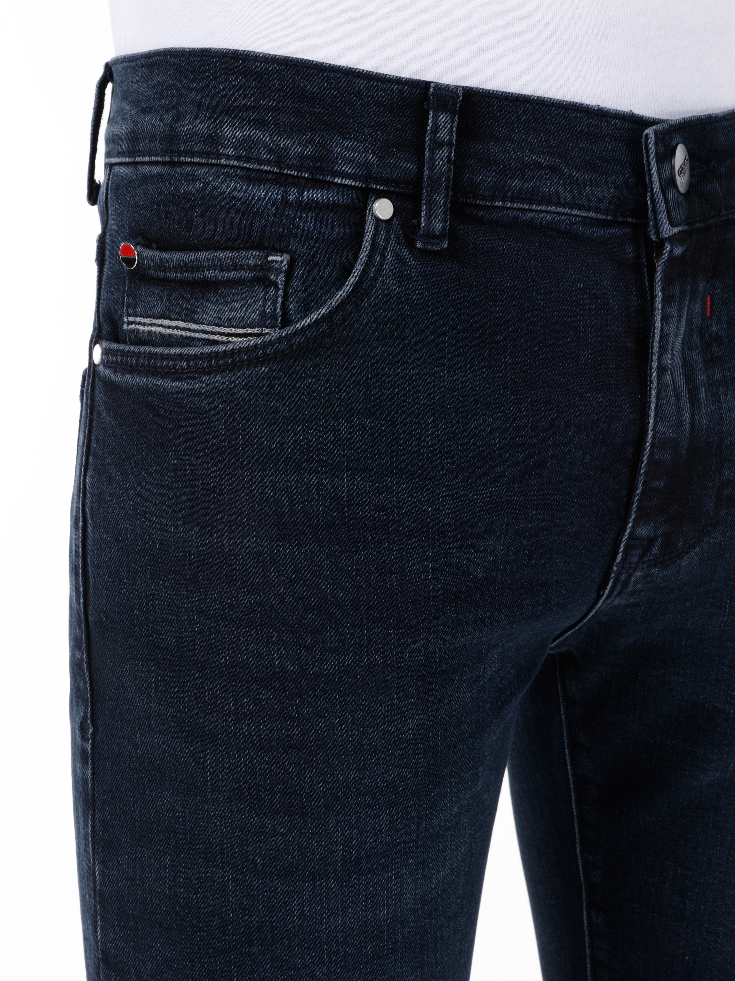 Afișați detalii pentru Pantaloni De Barbati Denim Skinny Fit 040 ALEX 