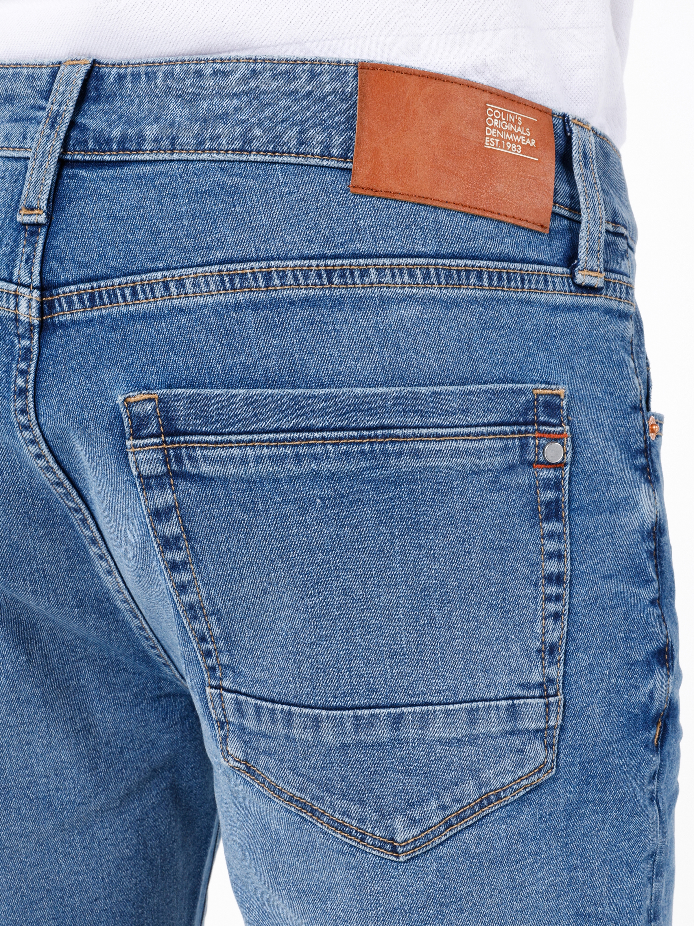 Afișați detalii pentru Short / Pantaloni Scurti De Barbati Albastru Straight Fit 044 KARL CL1068545