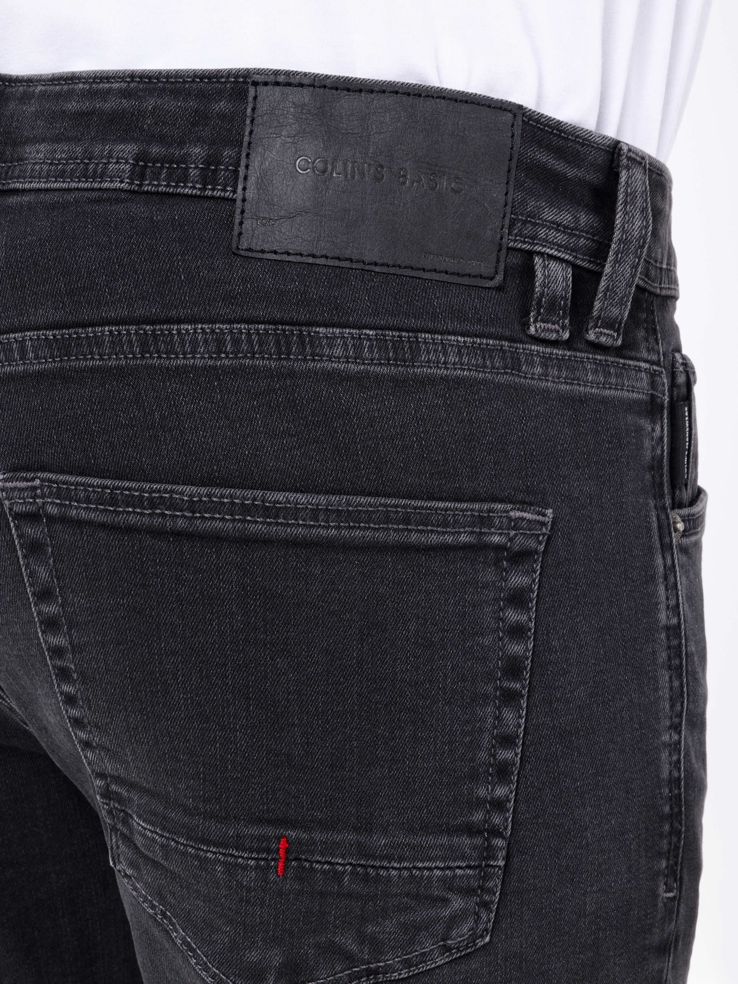 Afișați detalii pentru Pantaloni De Barbati Negru Straight Fit 044 KARL 