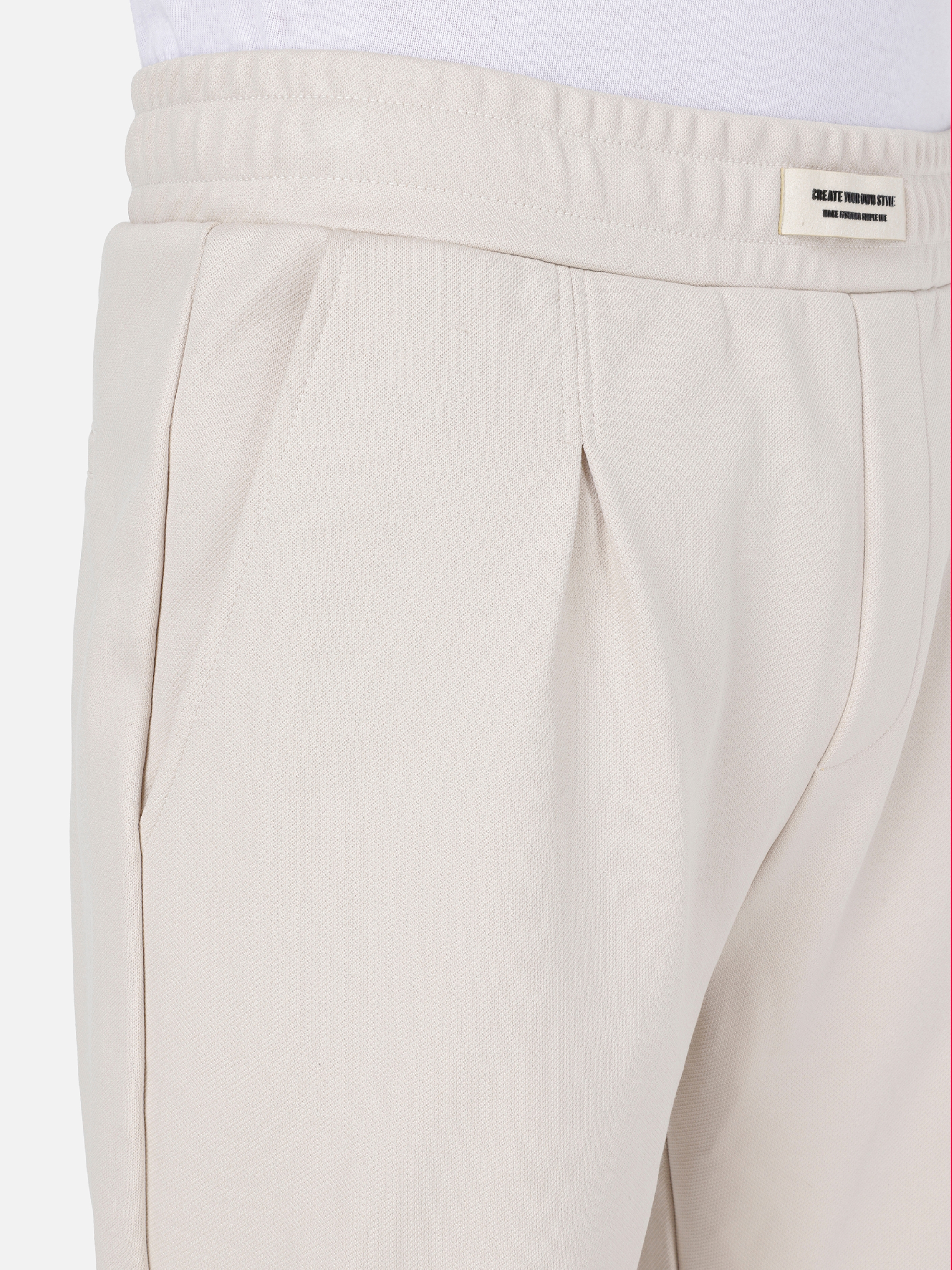 Afișați detalii pentru Pantaloni De Trening De Barbati Alb Regular Fit  CL1068130
