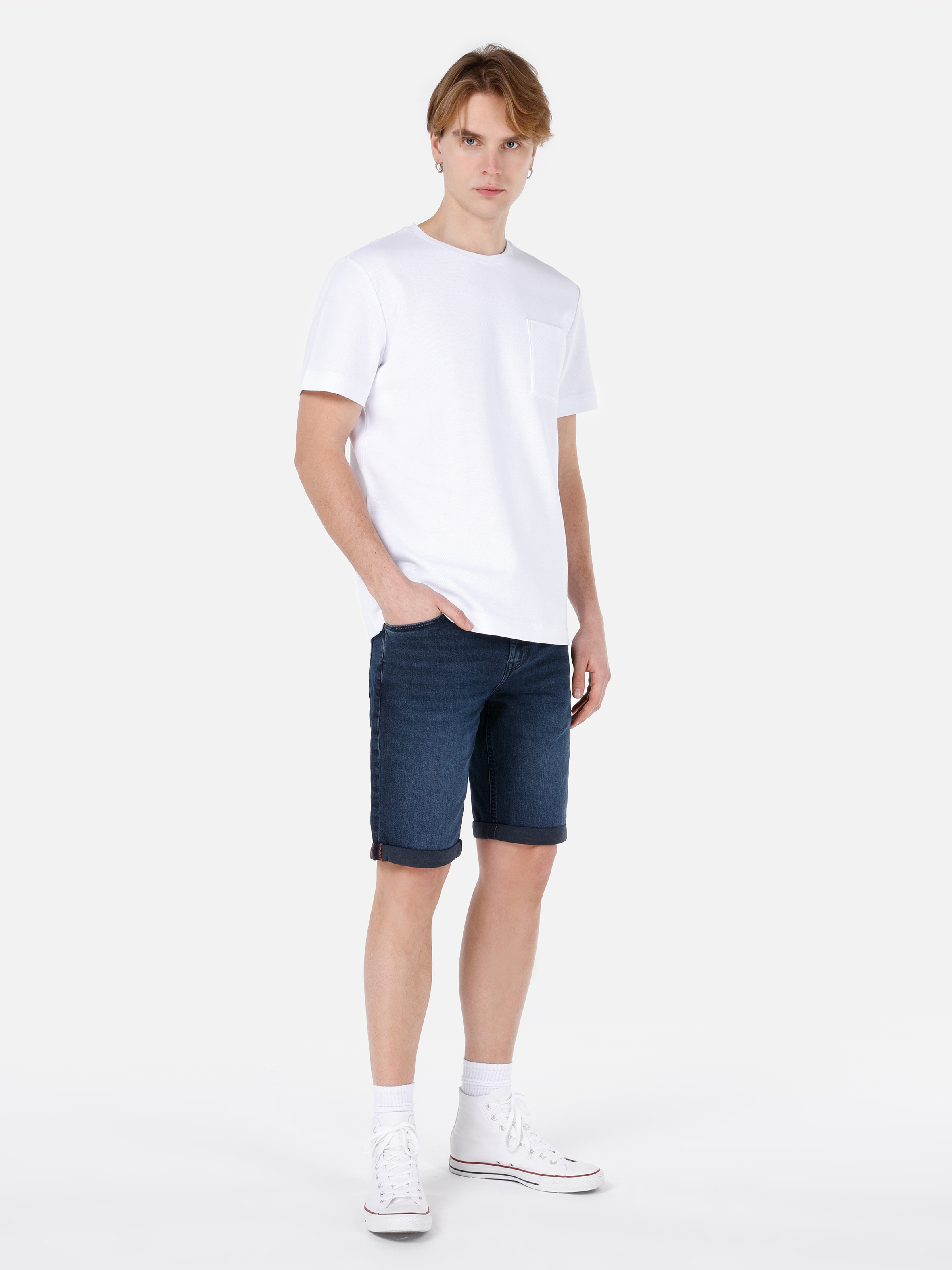 Afișați detalii pentru Short / Pantaloni Scurti De Barbati Denim   CL1070536