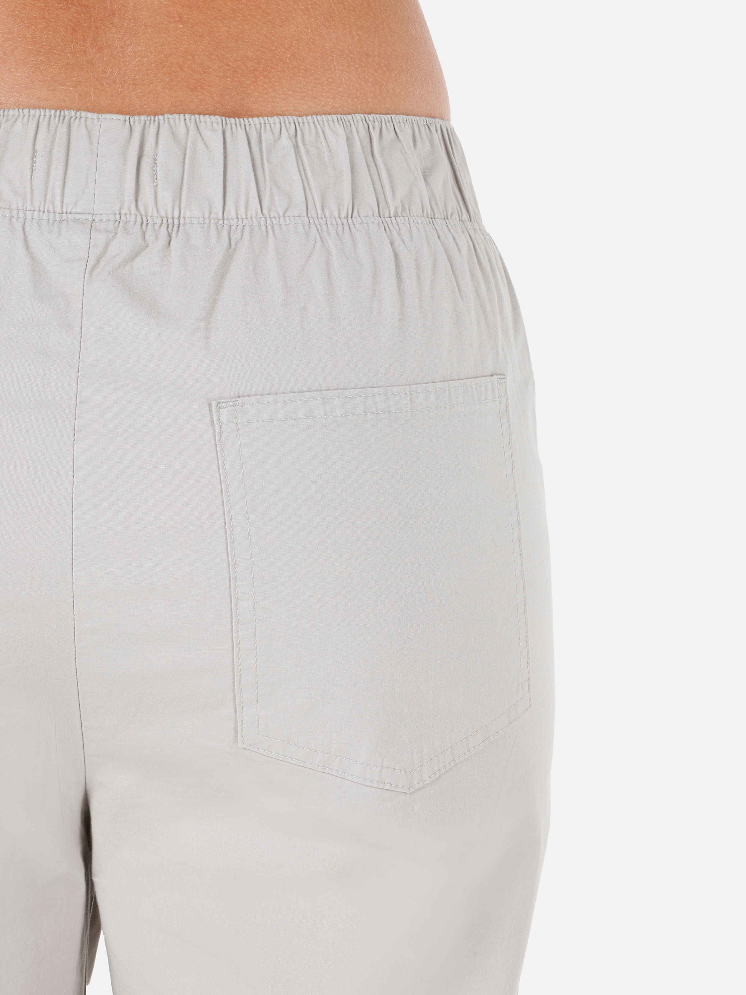 Afișați detalii pentru Pantaloni De Dama Alb Regular Fit 