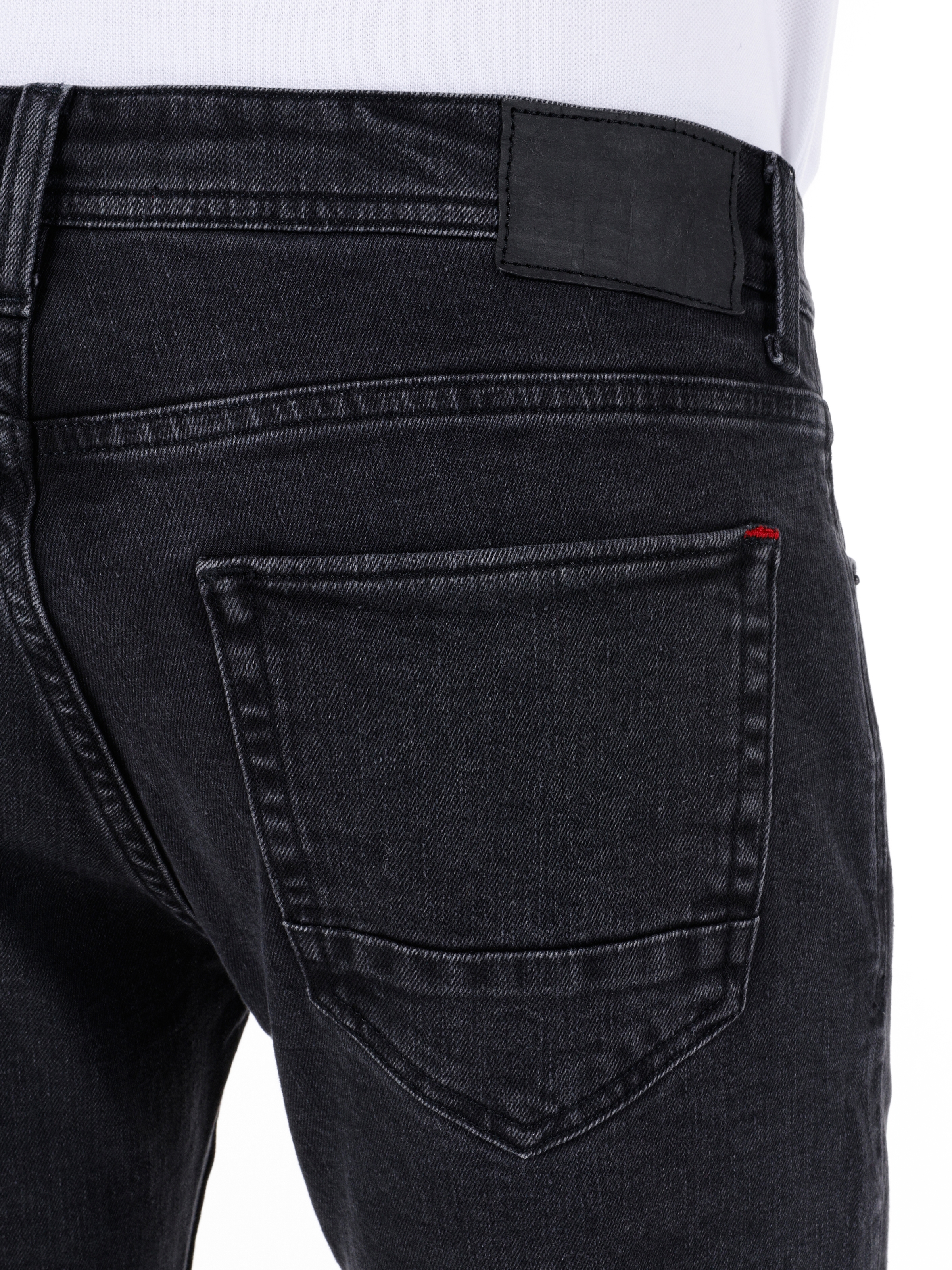 Afișați detalii pentru Pantaloni De Barbati Negru Regular Fit 045 DAVID