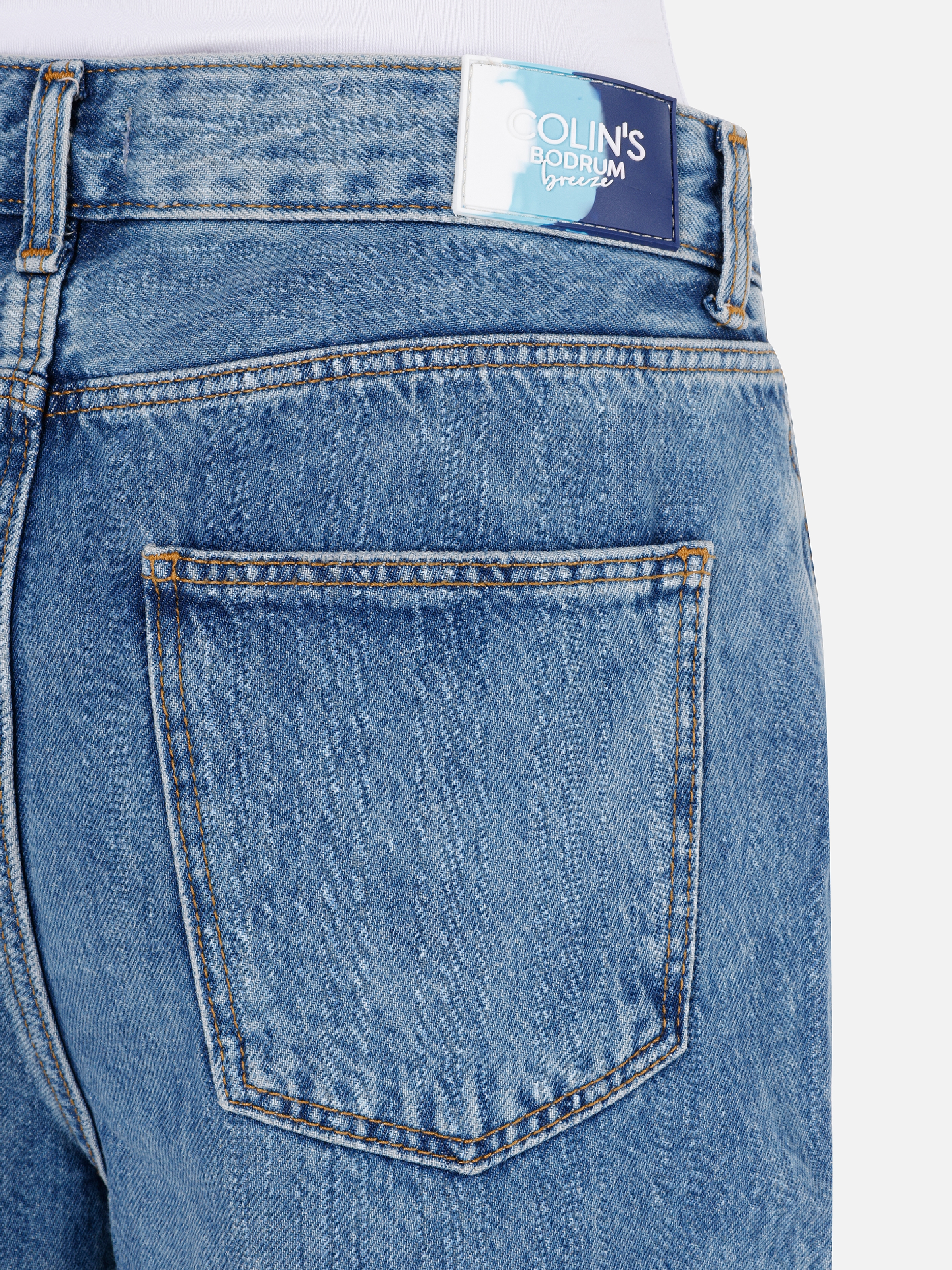 Afișați detalii pentru Short / Pantaloni Scurti De Dama Denim Regular Fit 