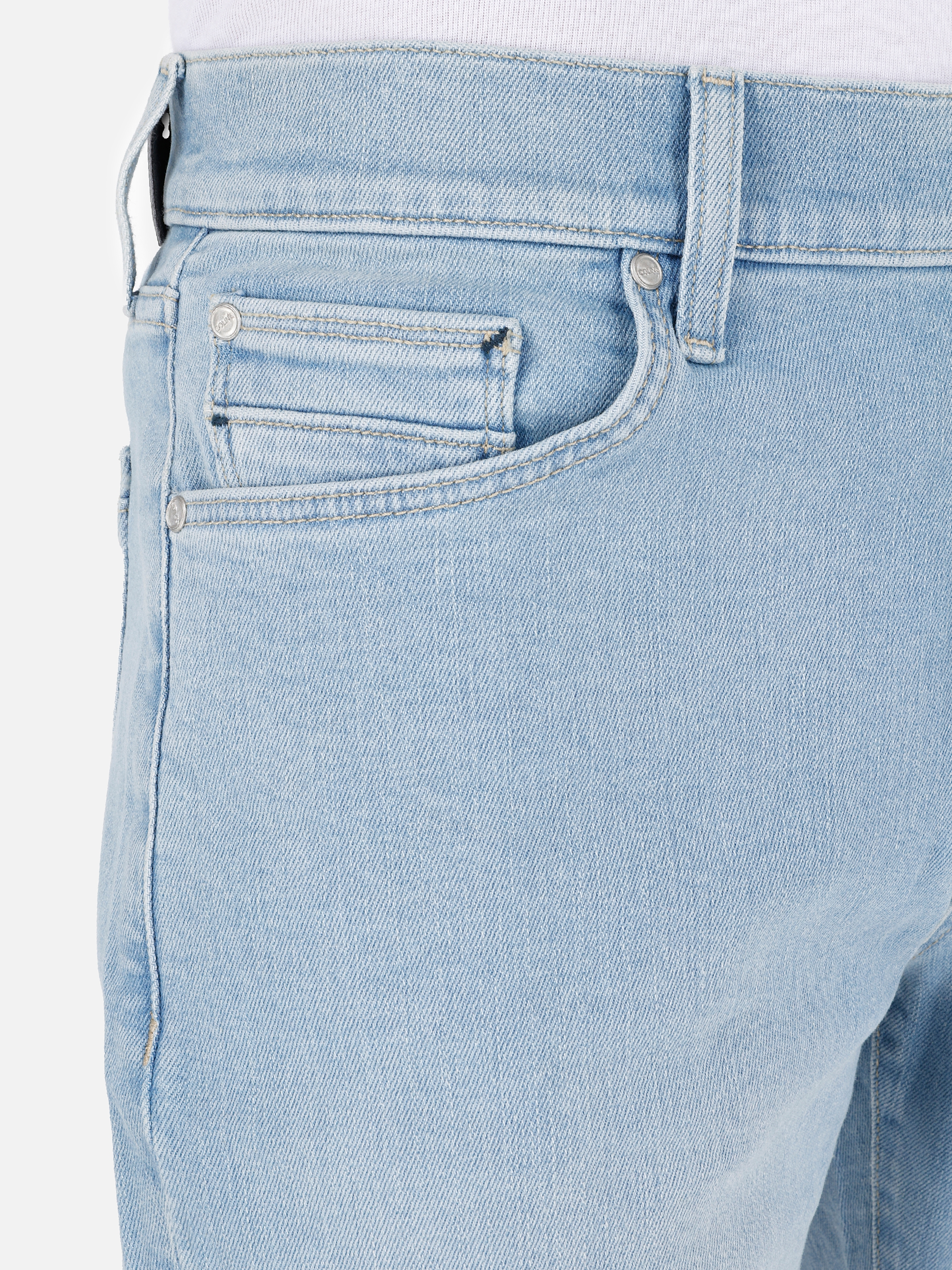 Afișați detalii pentru Short / Pantaloni Scurti De Barbati Albastru Slim Fit 041 DANNY 