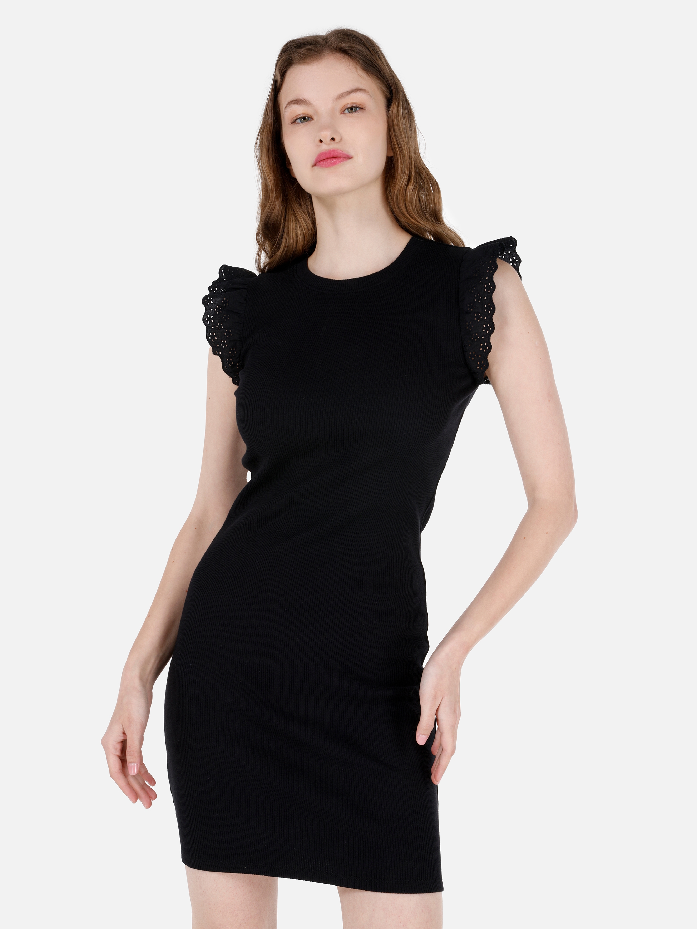 Afișați detalii pentru Rochie De Dama Negru Slim Fit  CL1069048