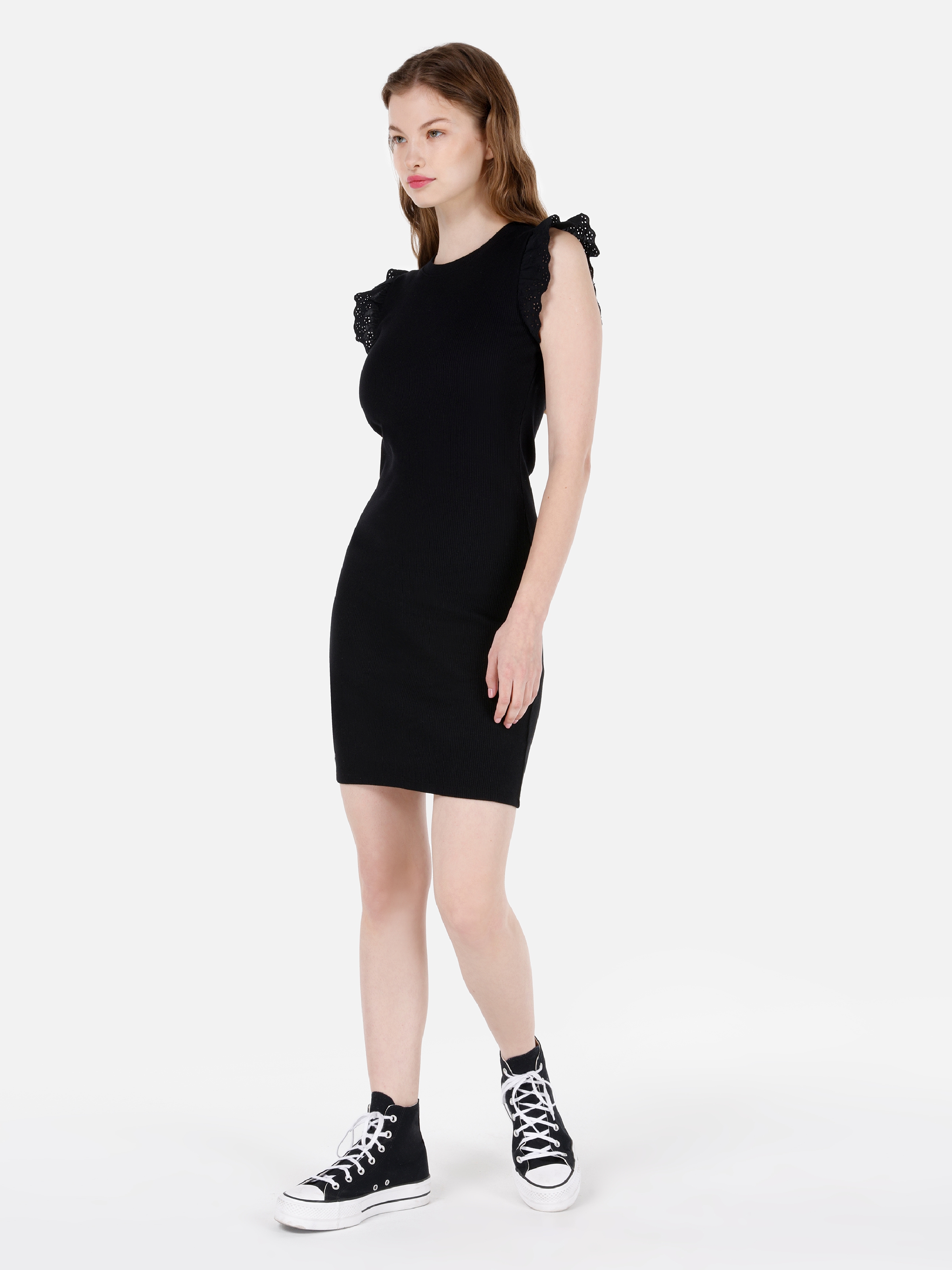 Afișați detalii pentru Rochie De Dama Negru Slim Fit  CL1069048