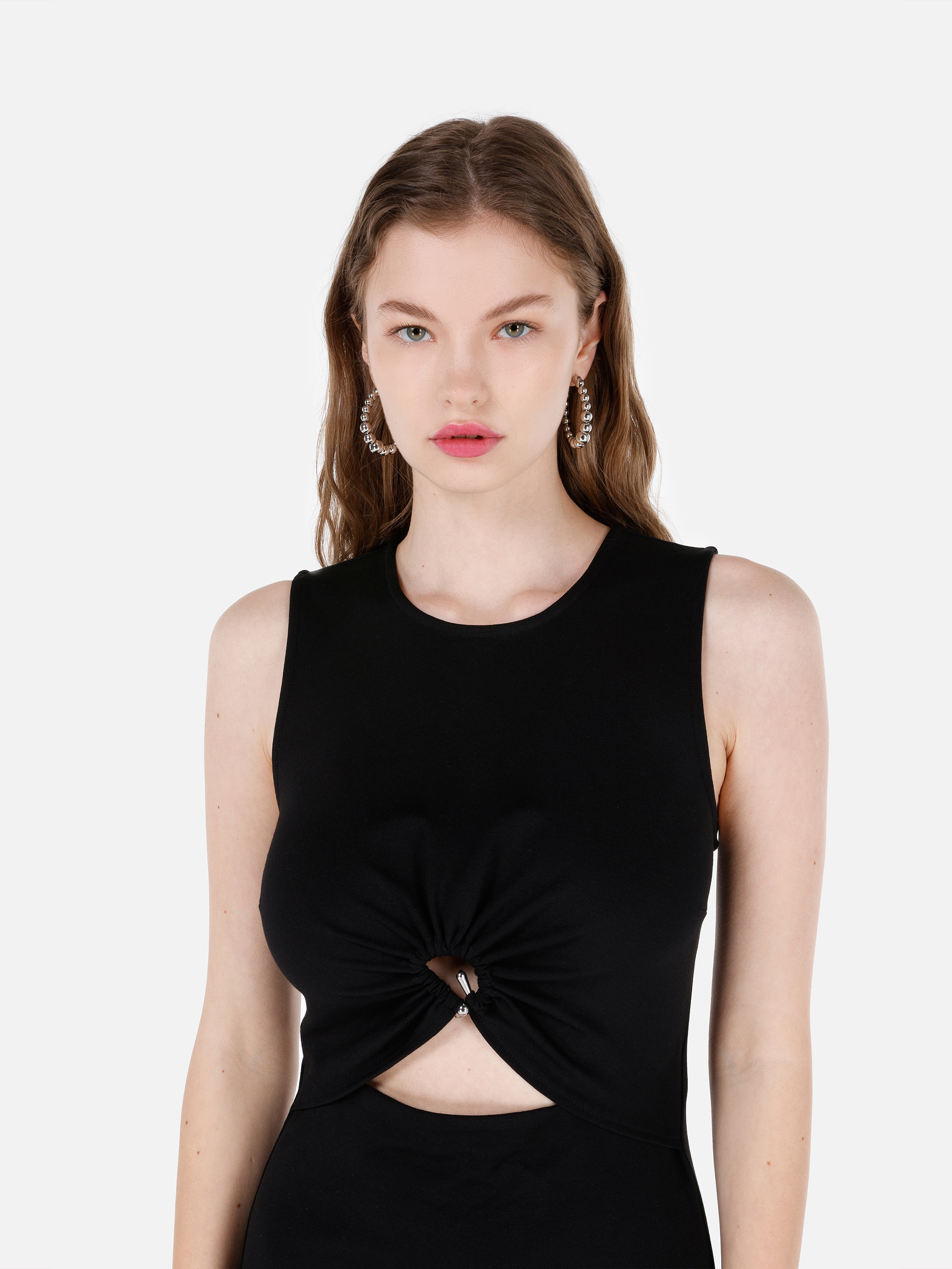 Afișați detalii pentru Rochie De Dama Negru Slim Fit  CL1069054