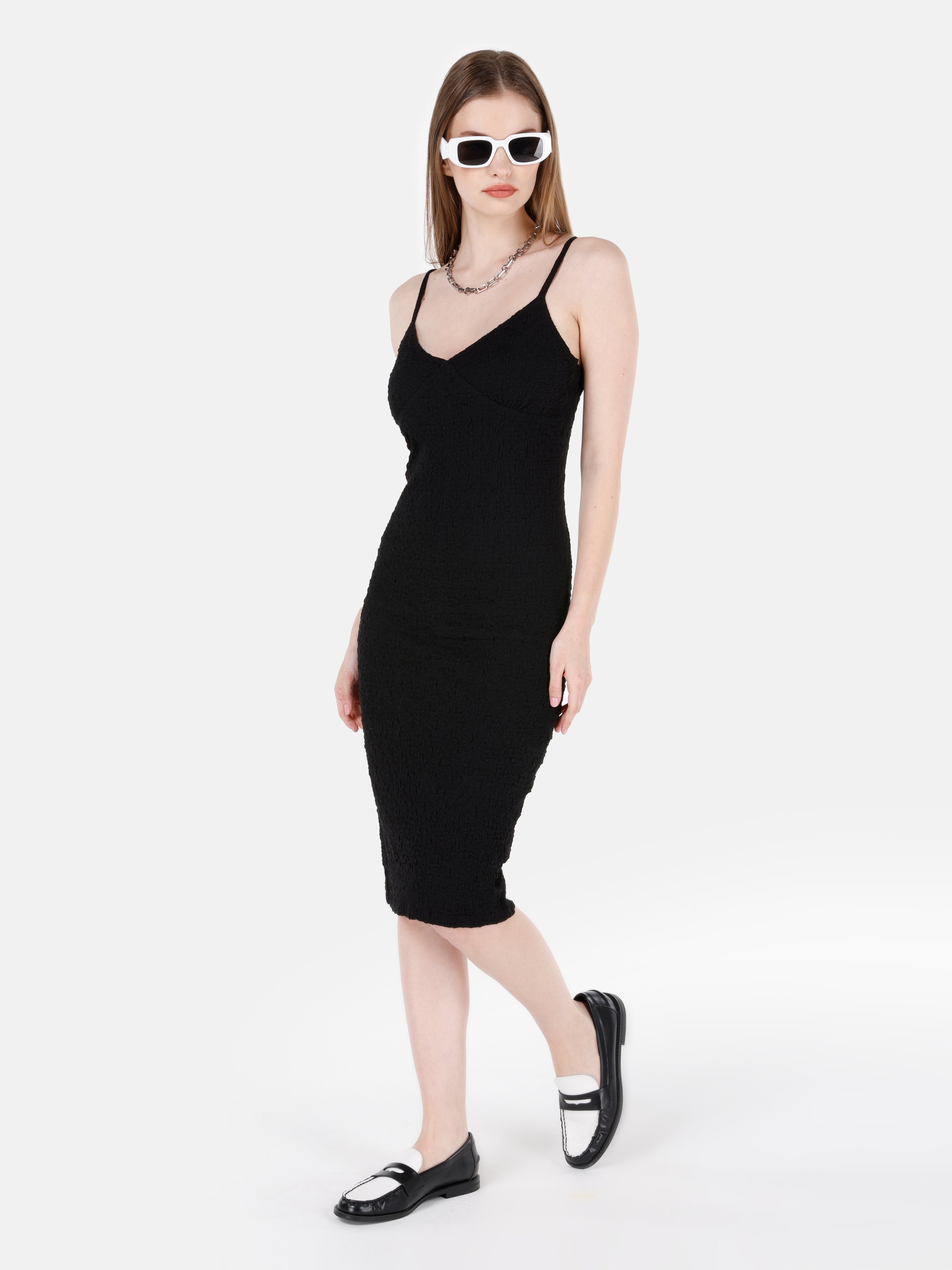 Afișați detalii pentru Rochie De Dama Negru Slim Fit  CL1069059