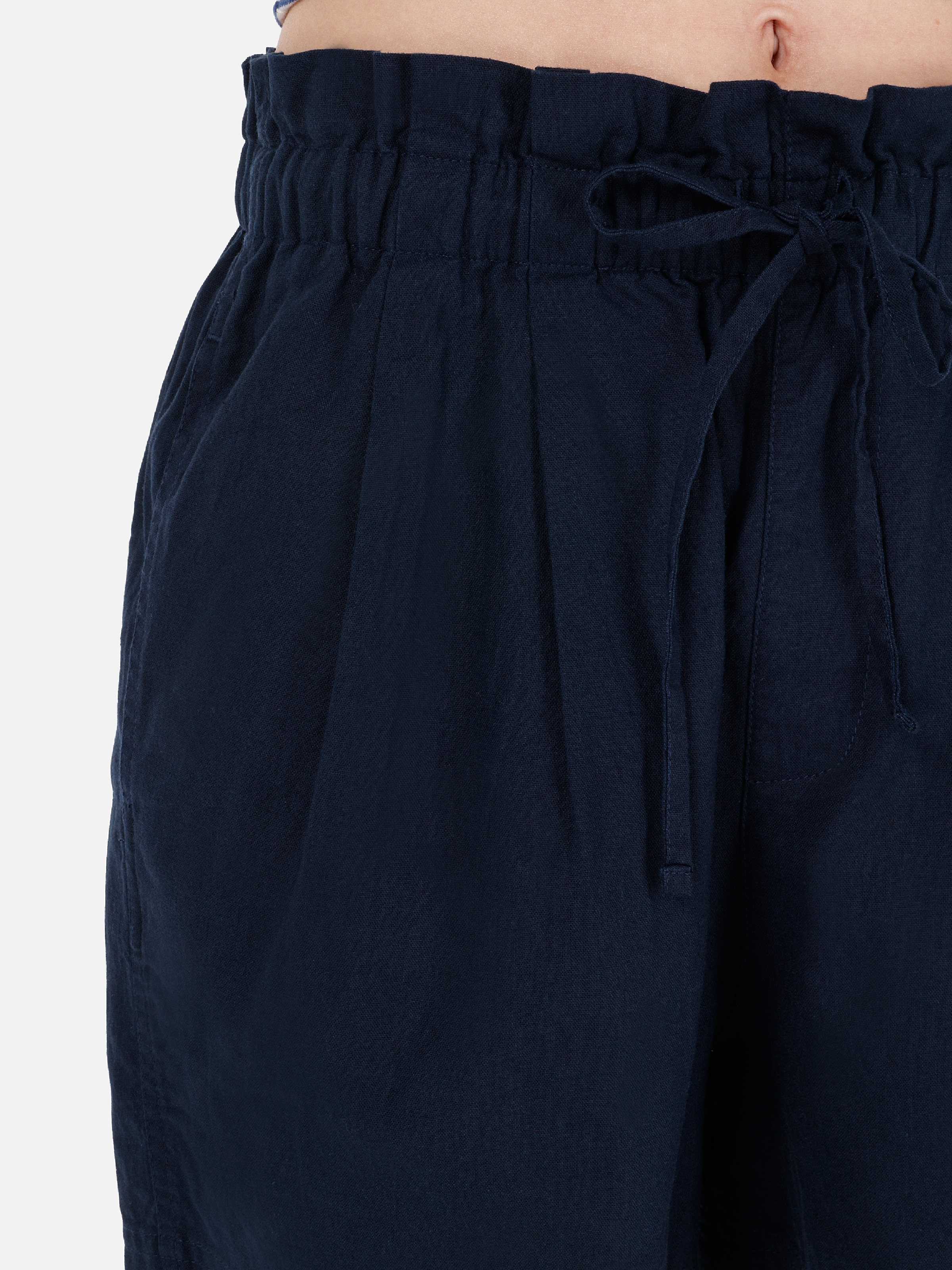 Afișați detalii pentru Short / Pantaloni Scurti De Dama Albastru Marin Regular Fit  
