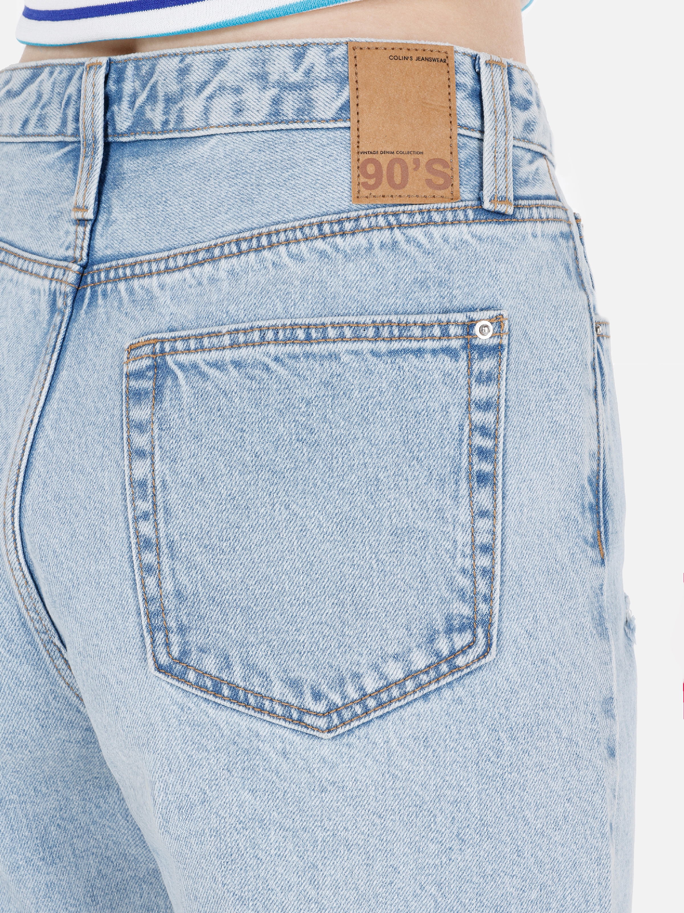 Afișați detalii pentru Short / Pantaloni Scurti De Dama Albastru Regular Fit  CL1068615
