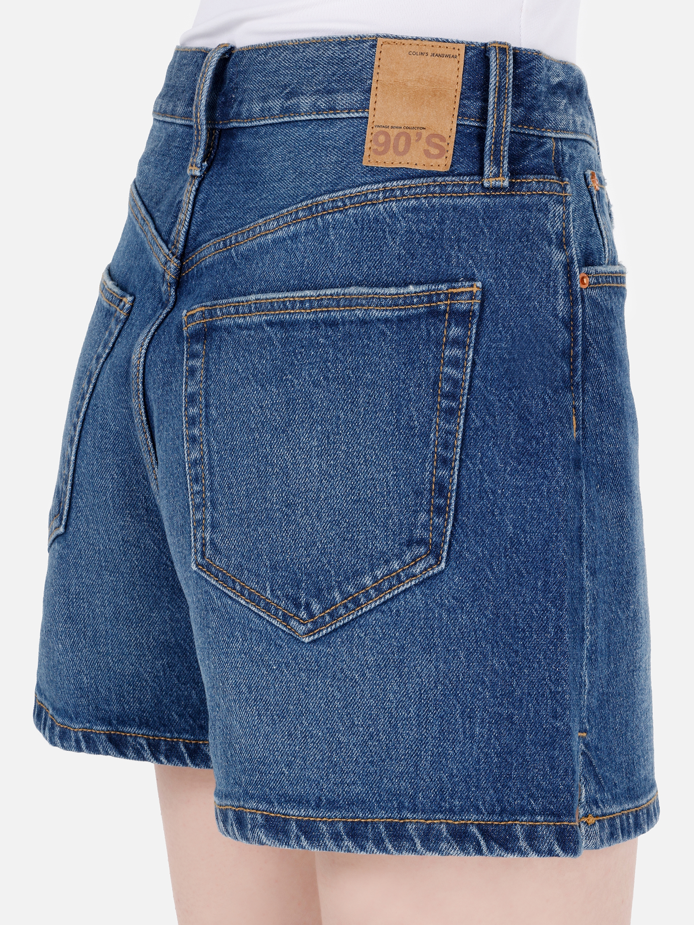 Afișați detalii pentru Short / Pantaloni Scurti De Dama Denim Regular Fit  CL1068613