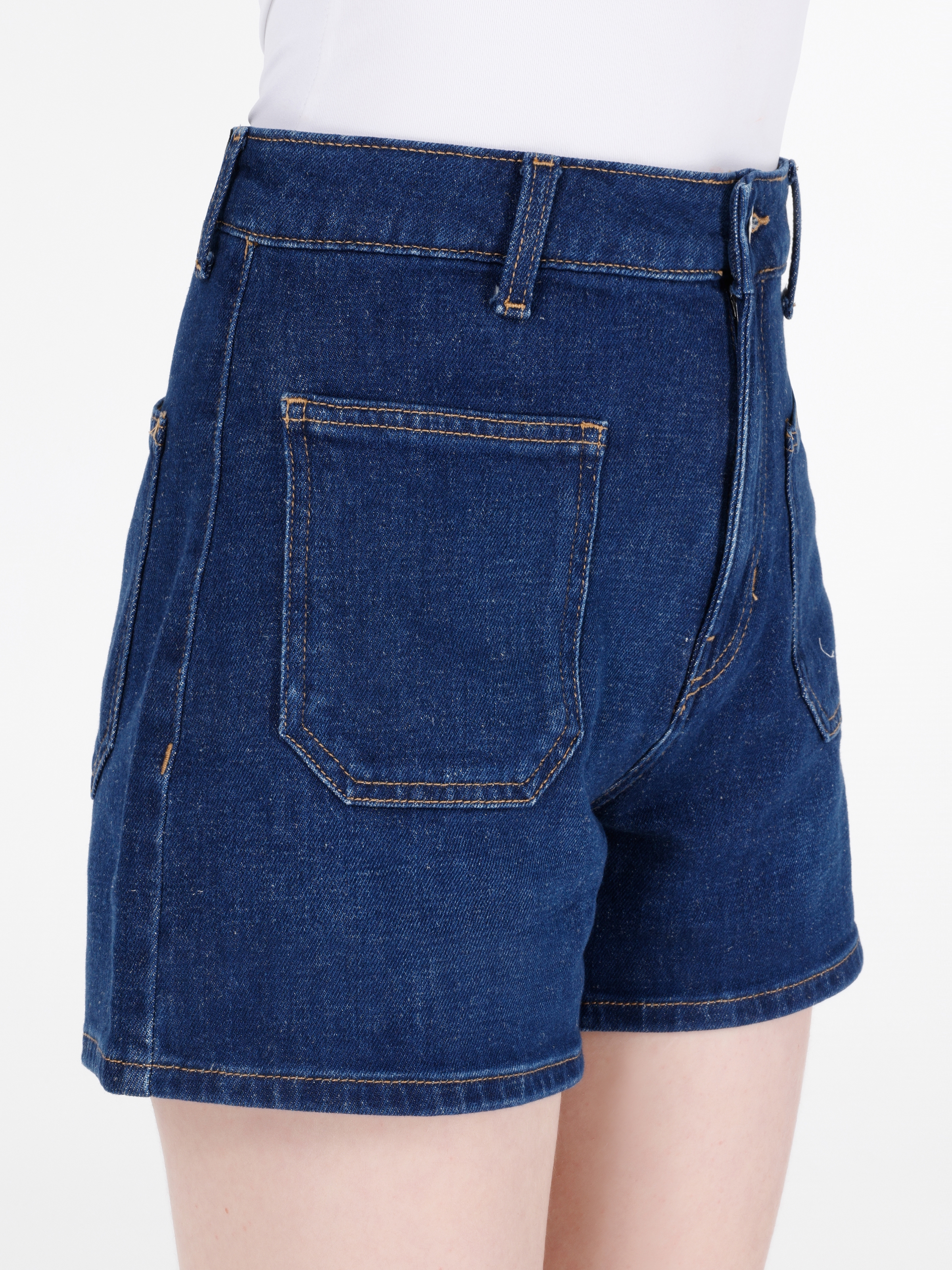 Afișați detalii pentru Short / Pantaloni Scurti De Dama Negru Mom Fit  CL1069763