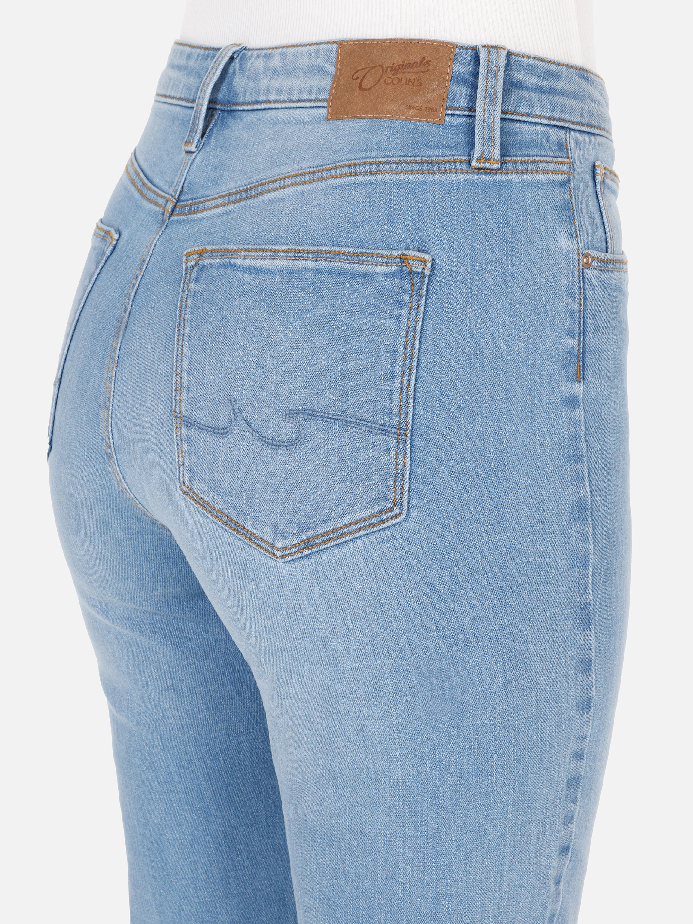 Afișați detalii pentru Pantaloni De Dama Denim Regular Fit 791 MONICA CL1071324