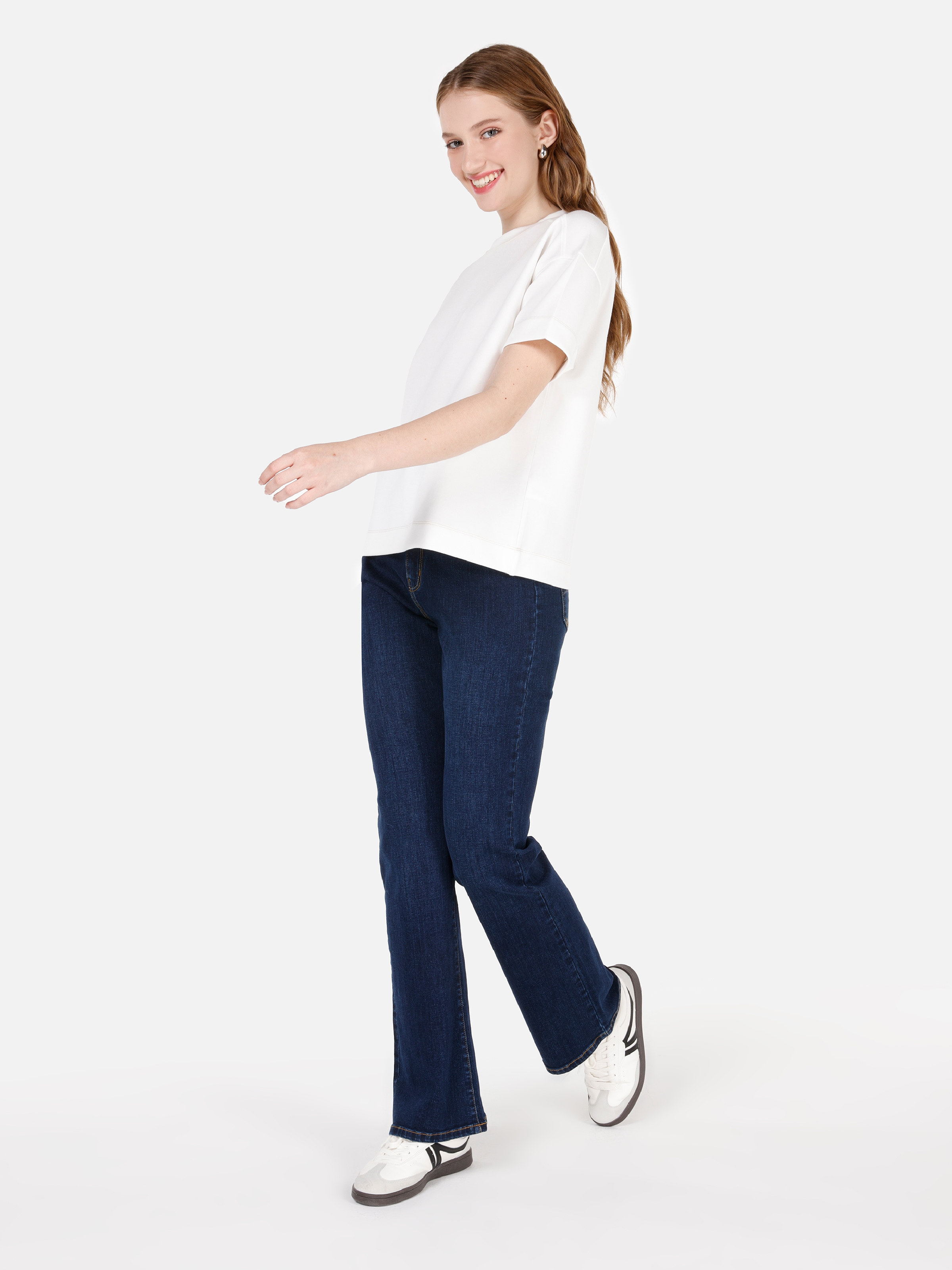 Afișați detalii pentru Pantaloni De Dama Denim Regular Fit 791 MONICA CL1071326