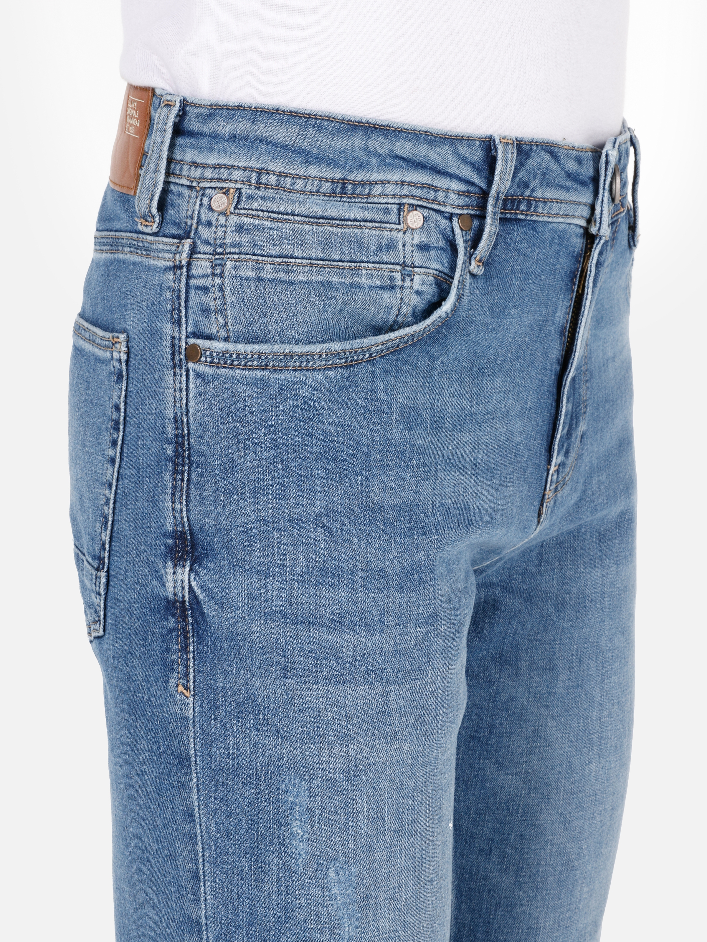 Afișați detalii pentru Pantaloni De Barbati Denim Straight Fit 044 KARL CL1070550