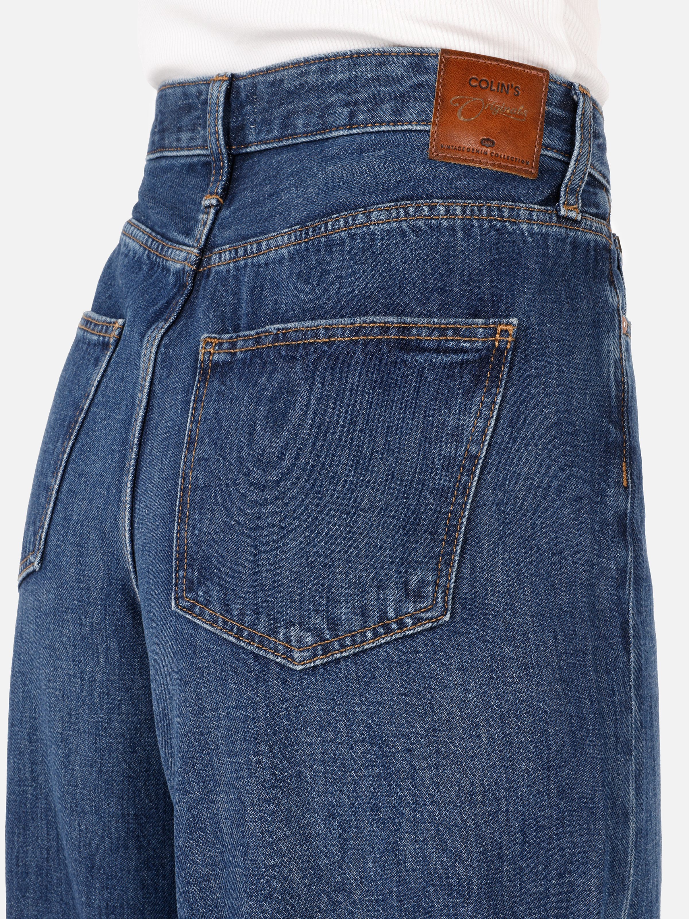 Afișați detalii pentru Pantaloni De Dama Denim Regular Fit  CL1070857